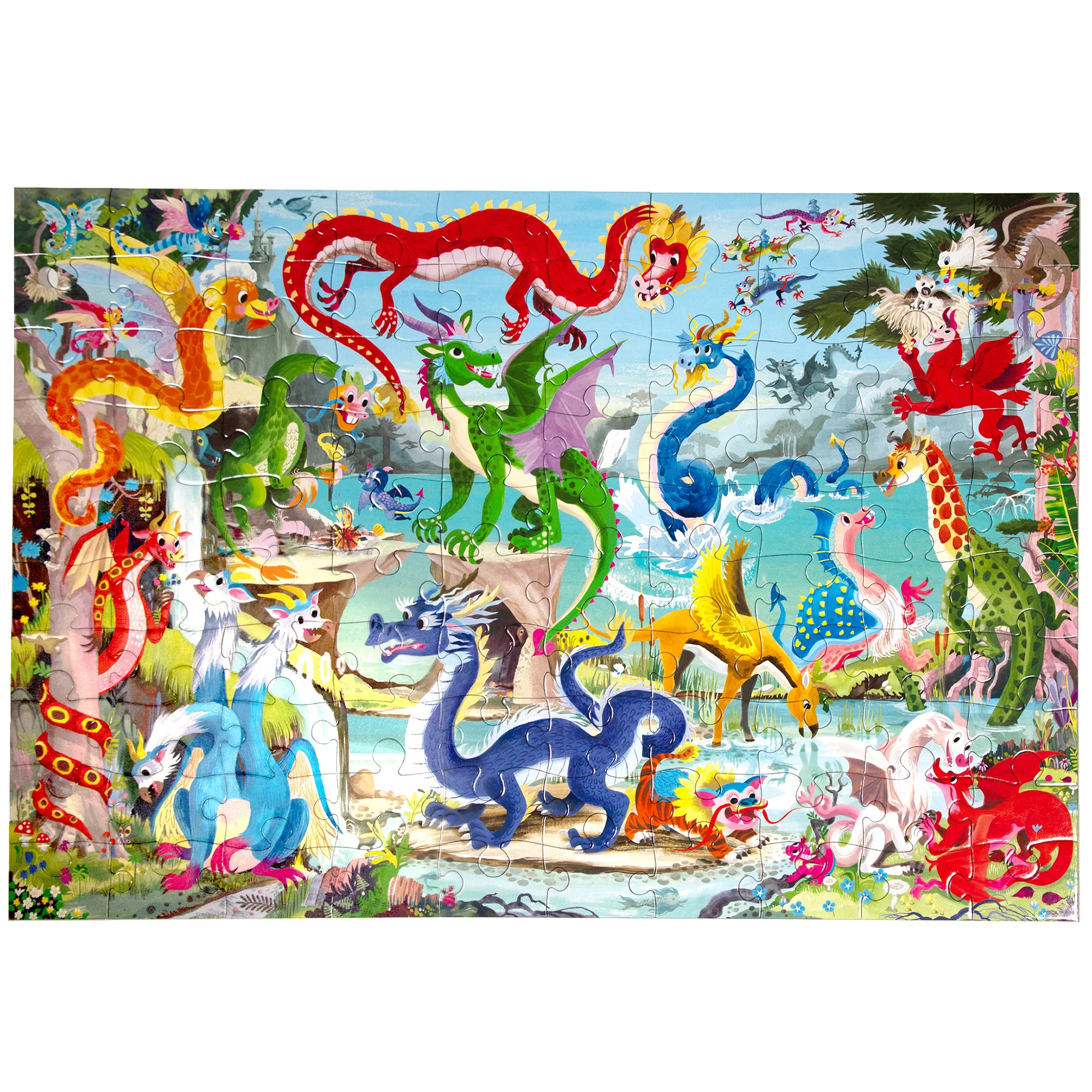 Eeboo Love Of Dragons 100-Piece Puzzle - Image 3