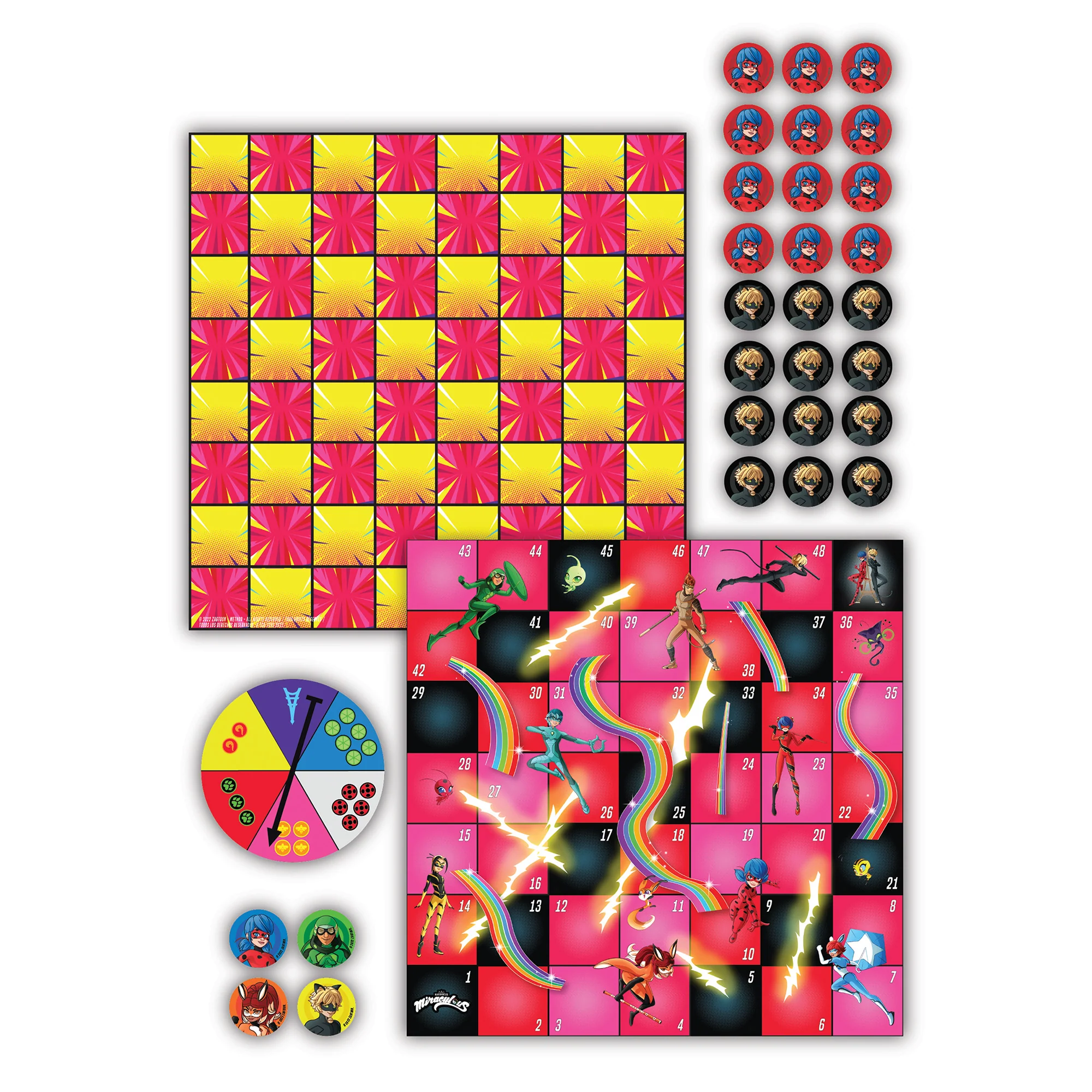 Miraculous Ladybug 2-in-1 Board Game Set - Image 2