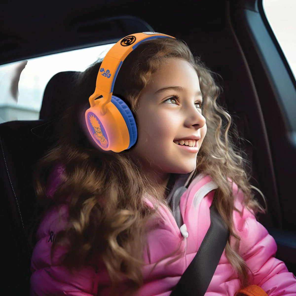 Naruto-Themed Bluetooth & Wired Safe Volume Headphones - Image 4