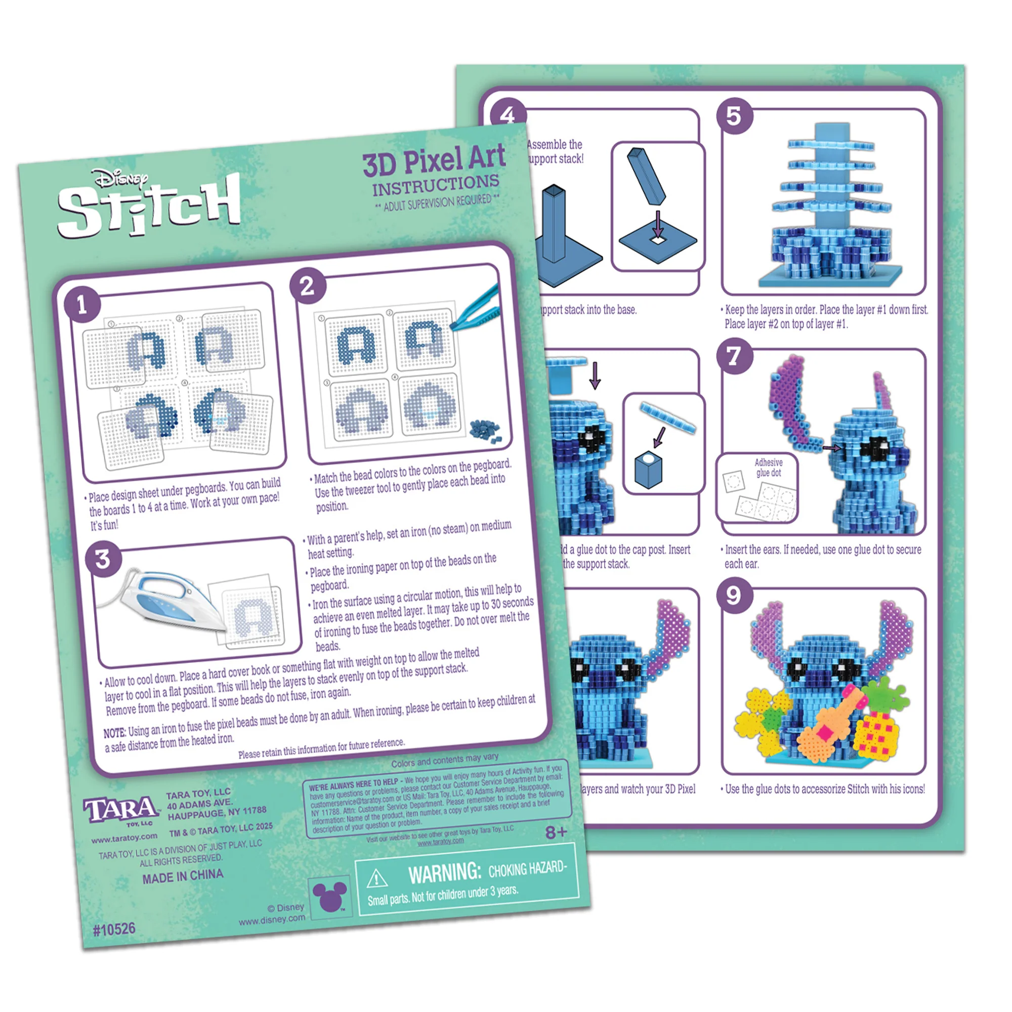 Disney Stitch 3D Pixel Art Adventure Set - 2500 Beads - Image 2
