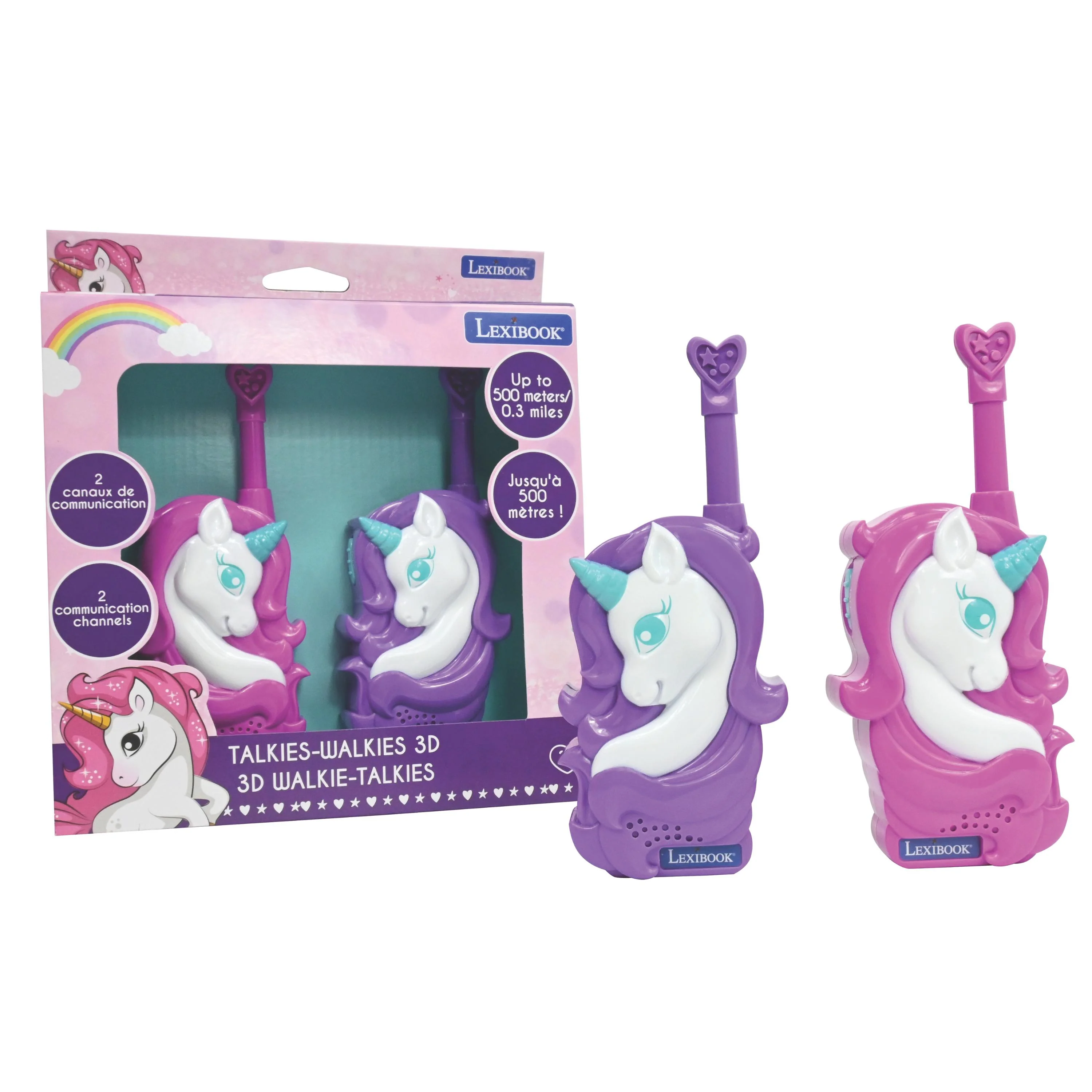 Magical 3D Unicorn Walkie-Talkies - Enchanting Communication - Image 4