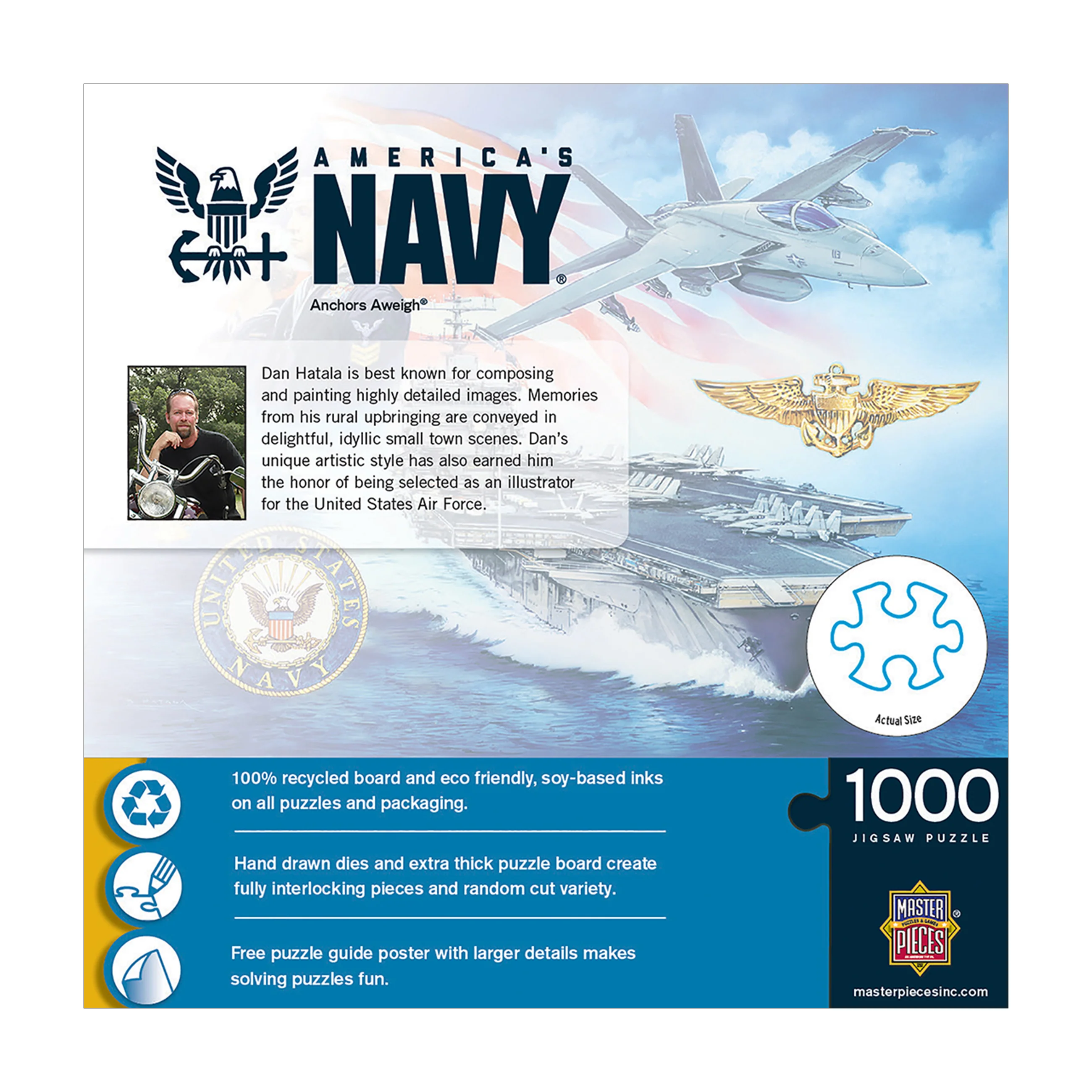 MasterPieces America's Navy - Anchors Aweigh Jigsaw Puzzle - 1000 pc - Image 4