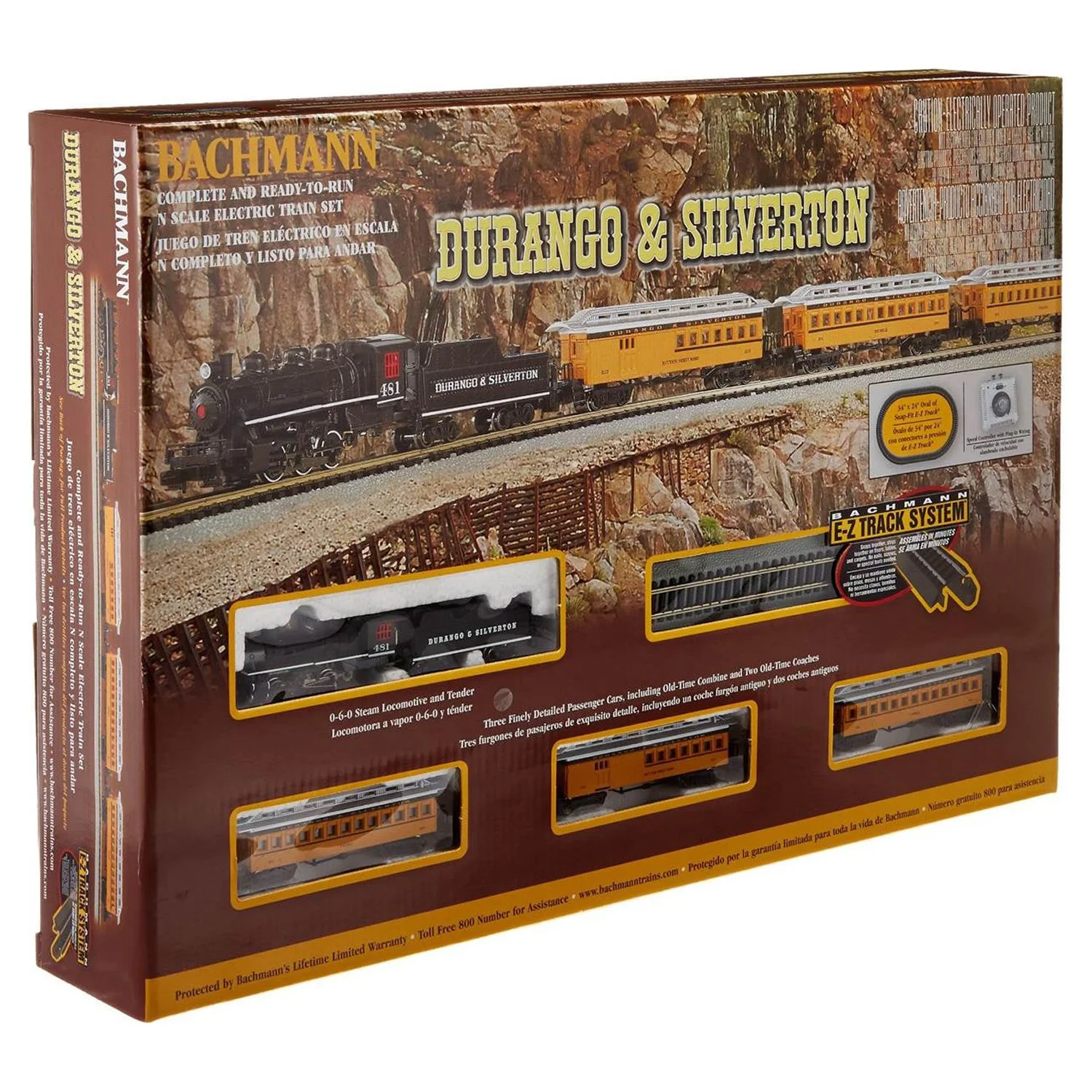 Bachmann Trains - Durango & Silverton N Scale Electric Train Set - Image 3