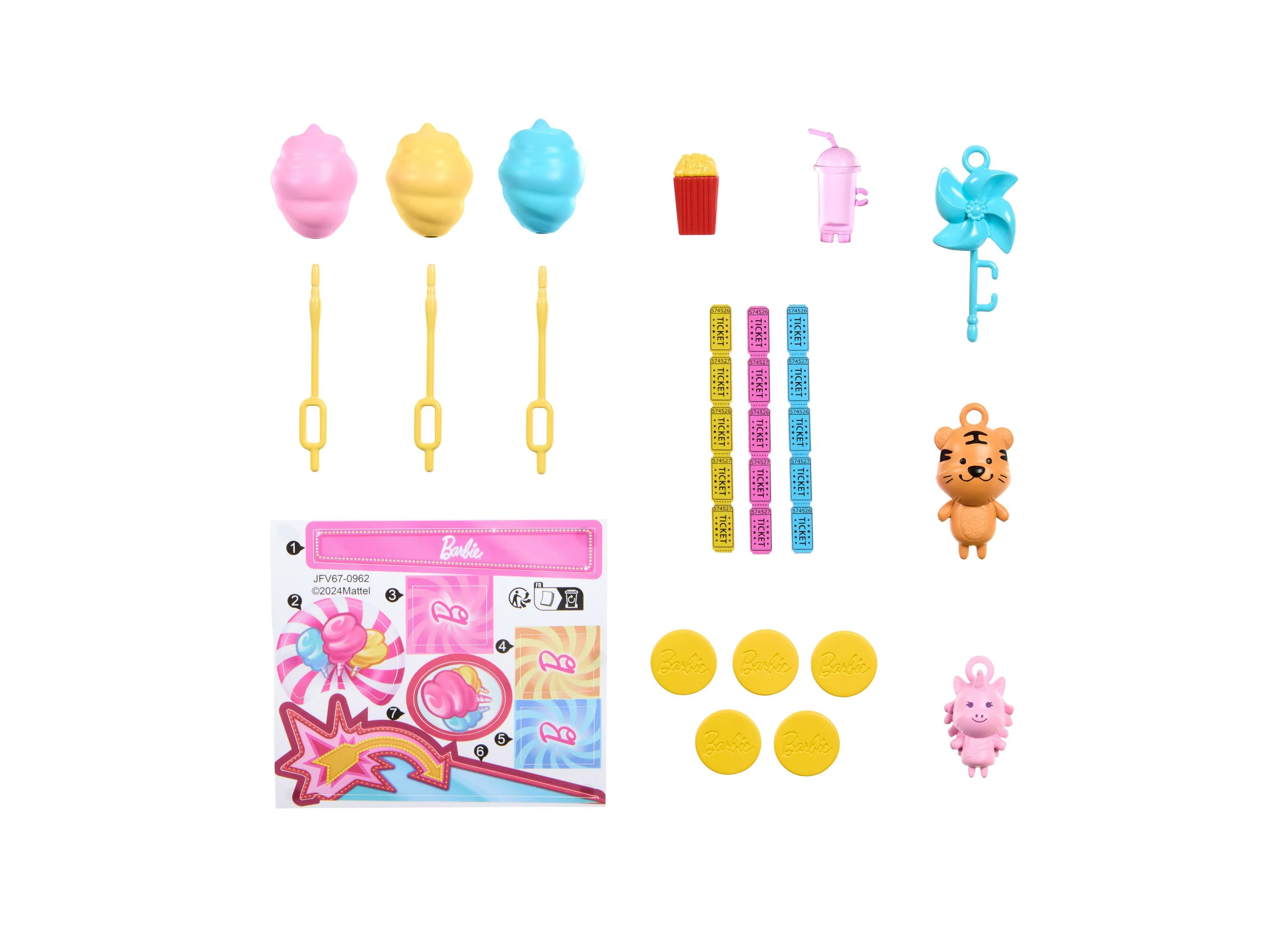 Barbie Mysteries Beach Detectives Malibu Doll and Cotton Candy Game Playset - Image 6
