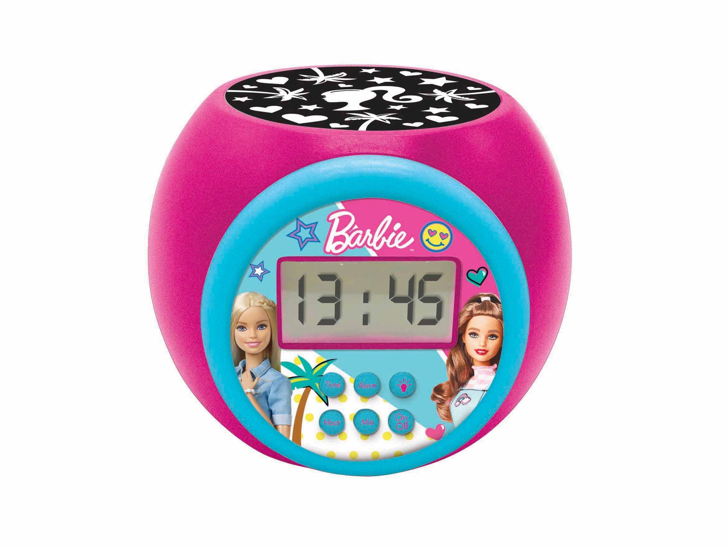 Barbie Projector Alarm Clock with Timer - Multicolor LCD - Image 3