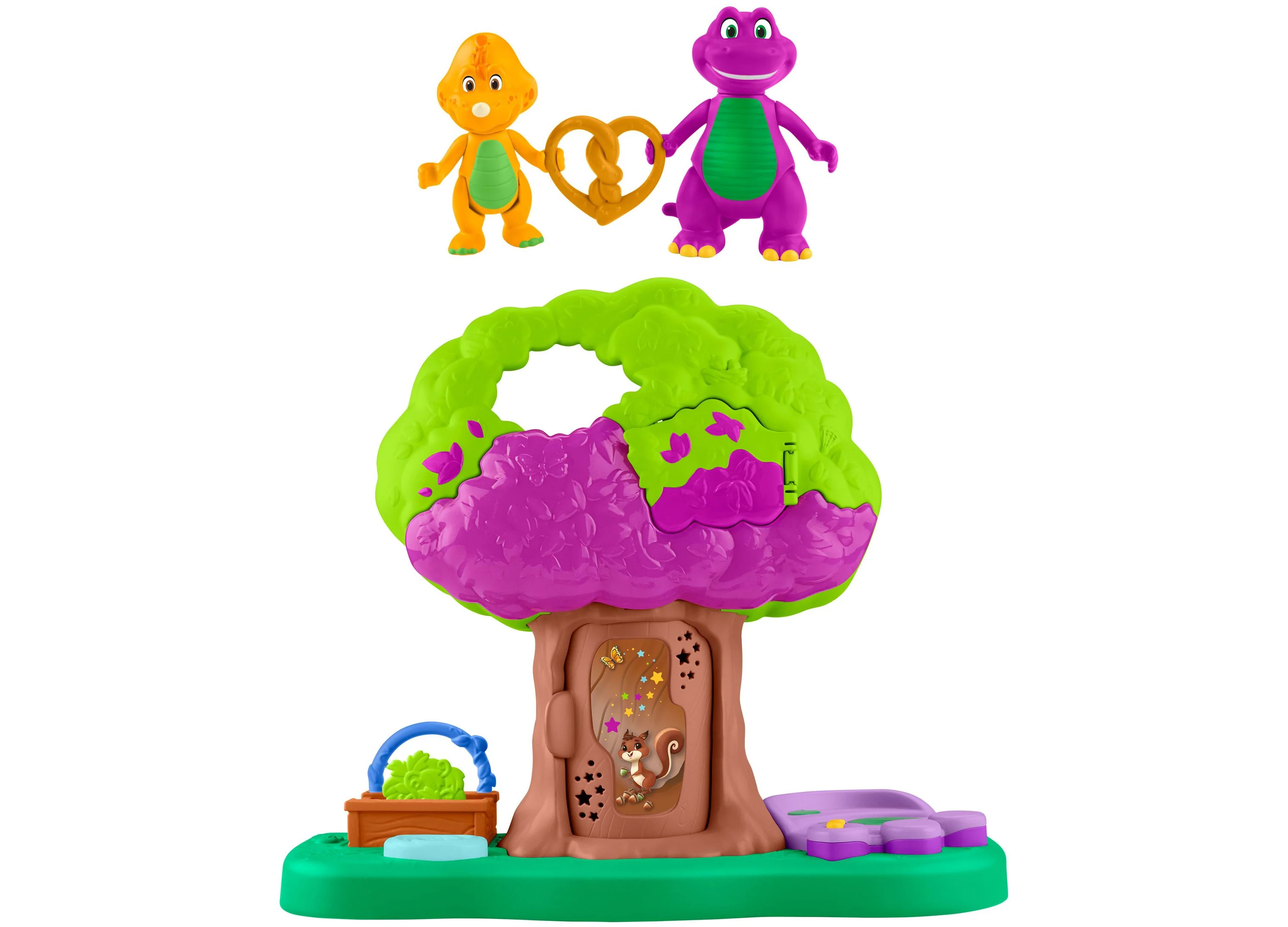 Fisher-Price Barney's World Lights & Sounds Treehouse Playset With Figures - Image 5