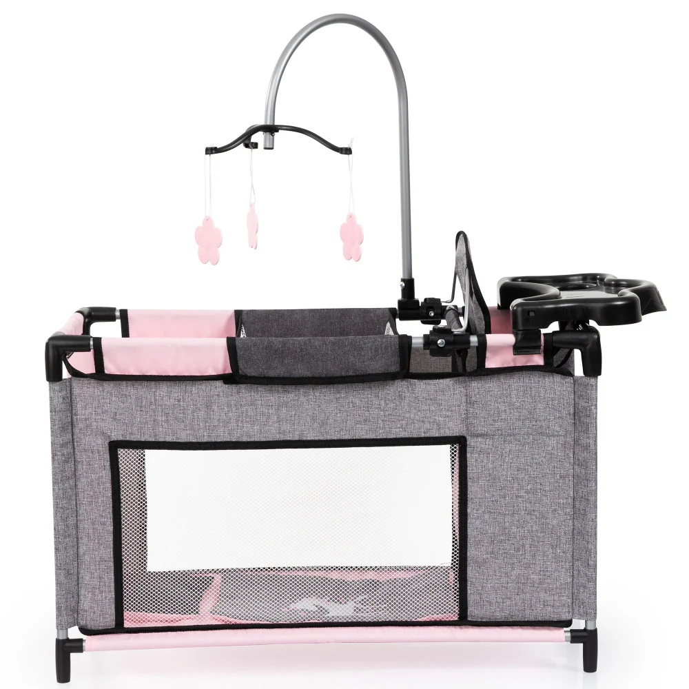 Bayer Design Fairy-Themed Multi-Bed Doll Playset - Grey & Pink - Image 2