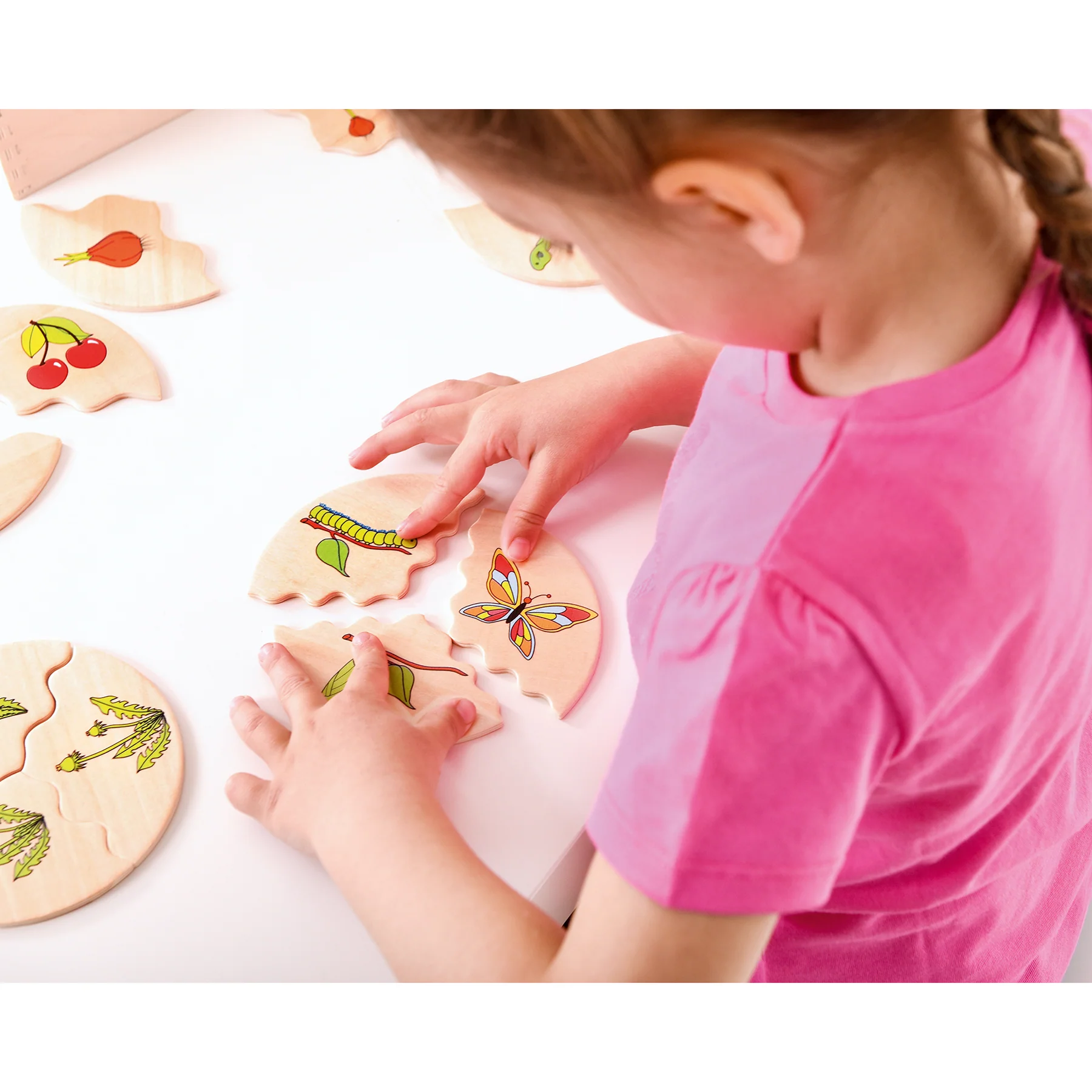 Beleduc Nawito 10-Pack Evolution Wooden Puzzles - 30 pc - Image 6
