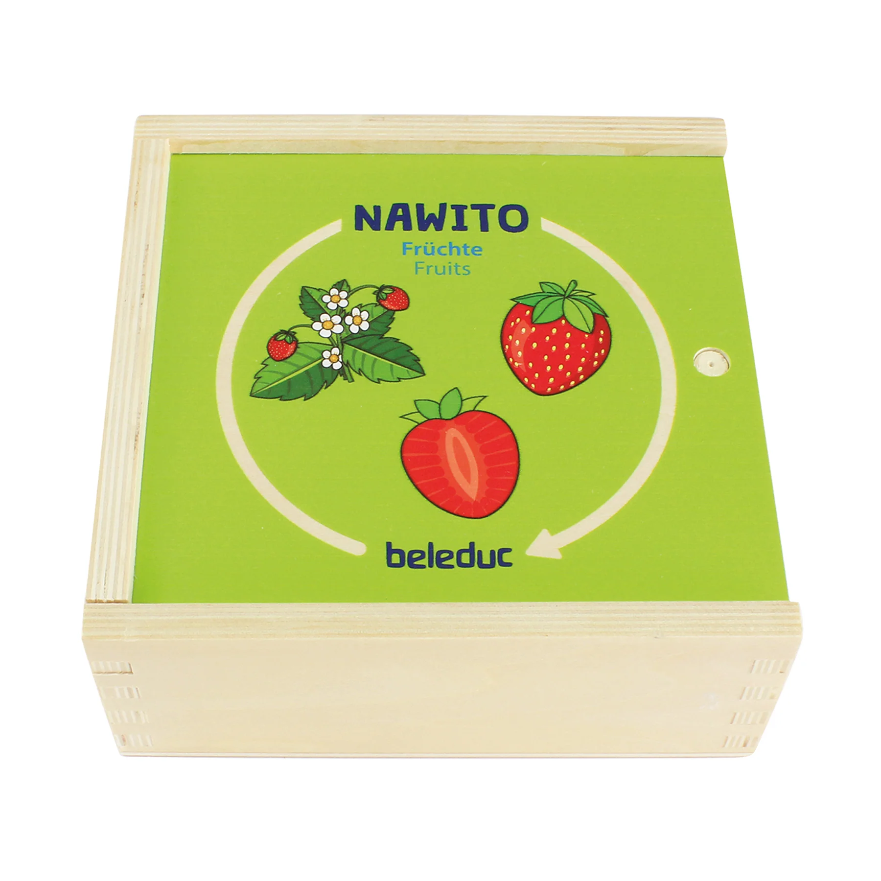 Beleduc Nawito 30-Piece Fruits Development Wooden Puzzle - Image 3