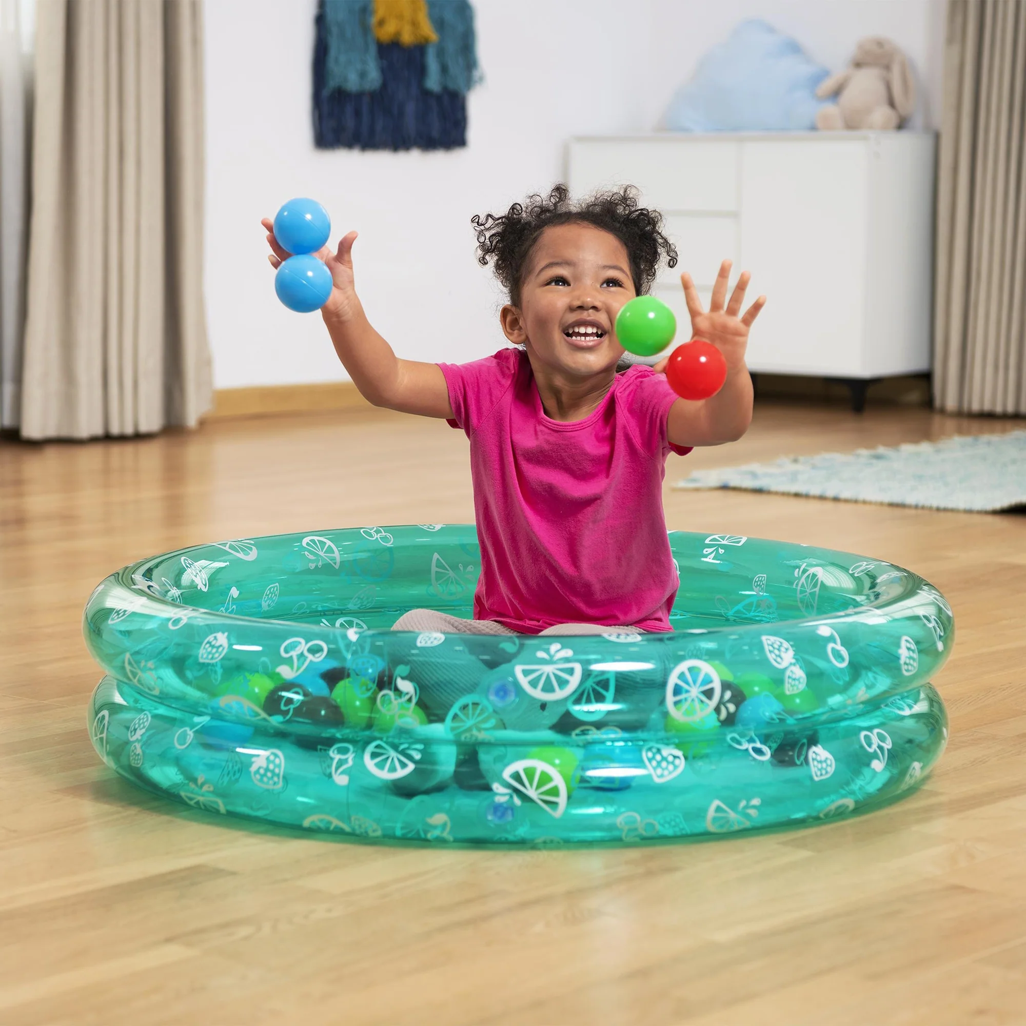 Bestway Splash & Play Inflatable Ball Pit Pool with 50 Balls for Kids Aged 2+ - Image 3