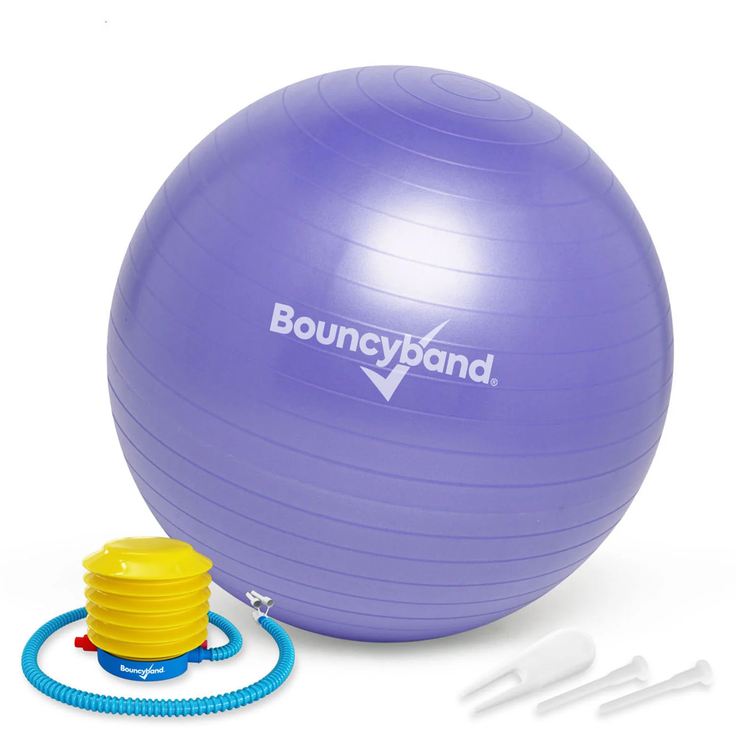 Bouncyband® Balance Ball, 65cm, Vibrant Purple - Stay Active & Focused - Image 2