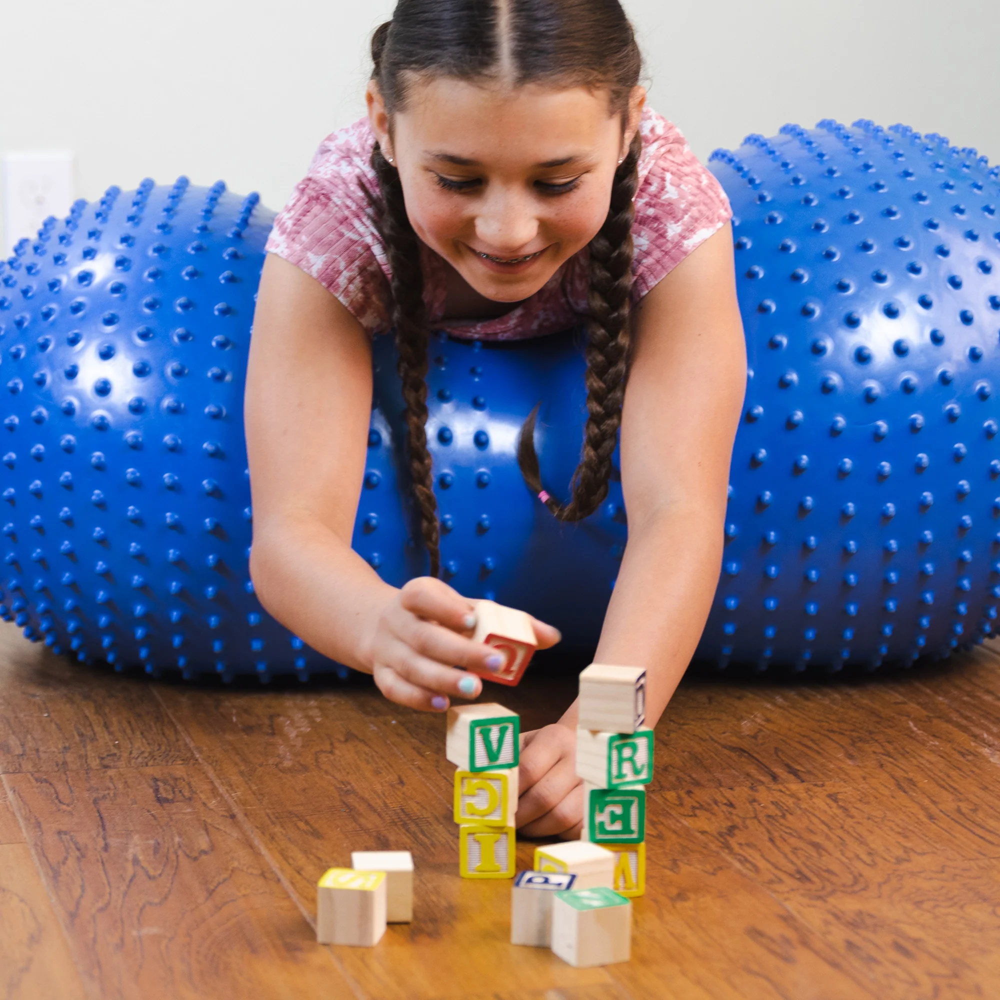 Bouncyband® Sensory Peanut Stability Ball for Active Seating and Play - Image 4
