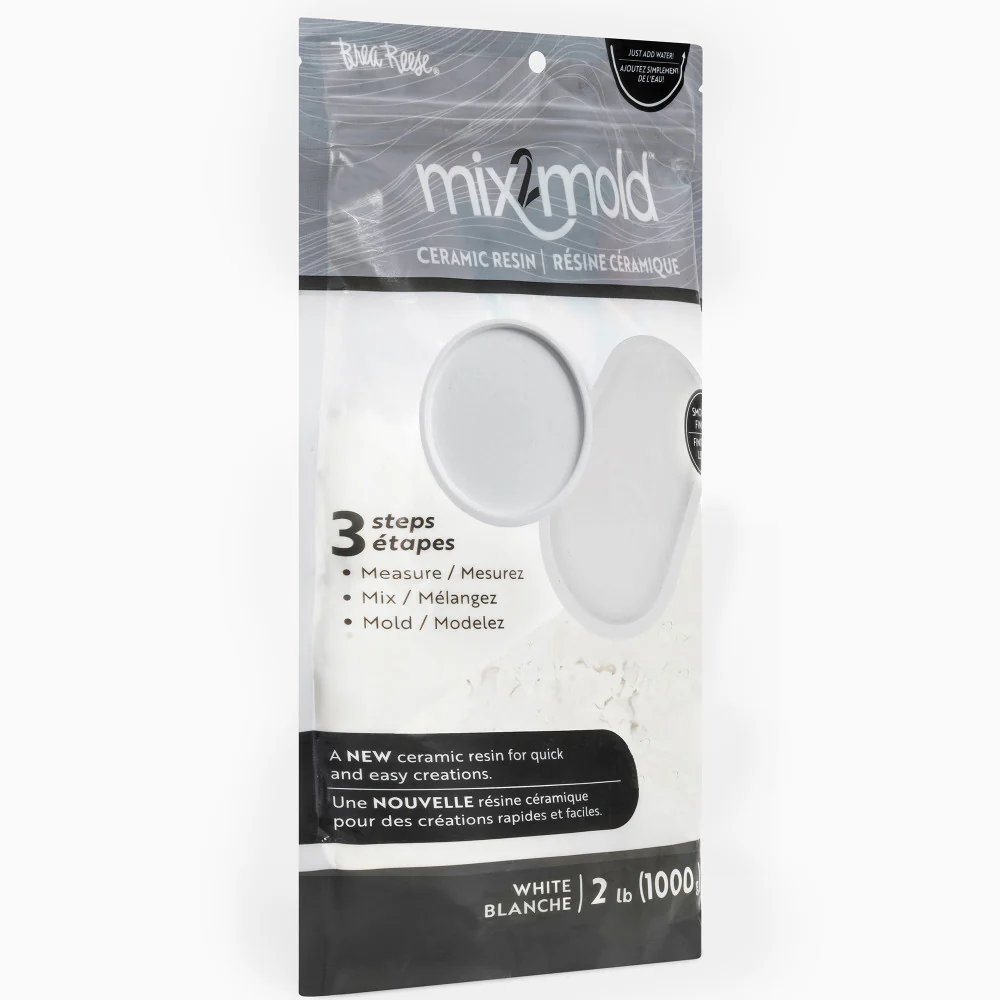 Brea Reese Mix2Mold Ceramic Resin - Craft Magic White Powder, 2lb - Image 8