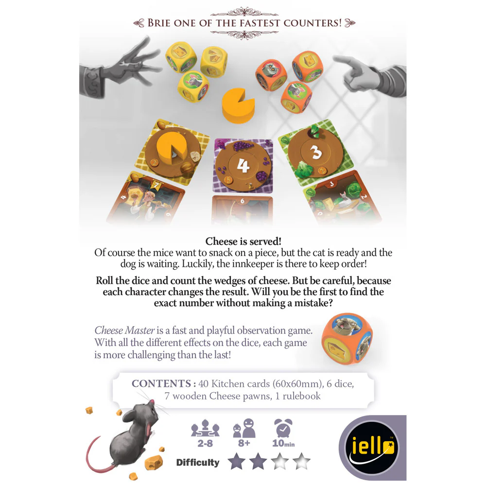 Cheese Master Musical Cheese Chase Card Game - Image 2