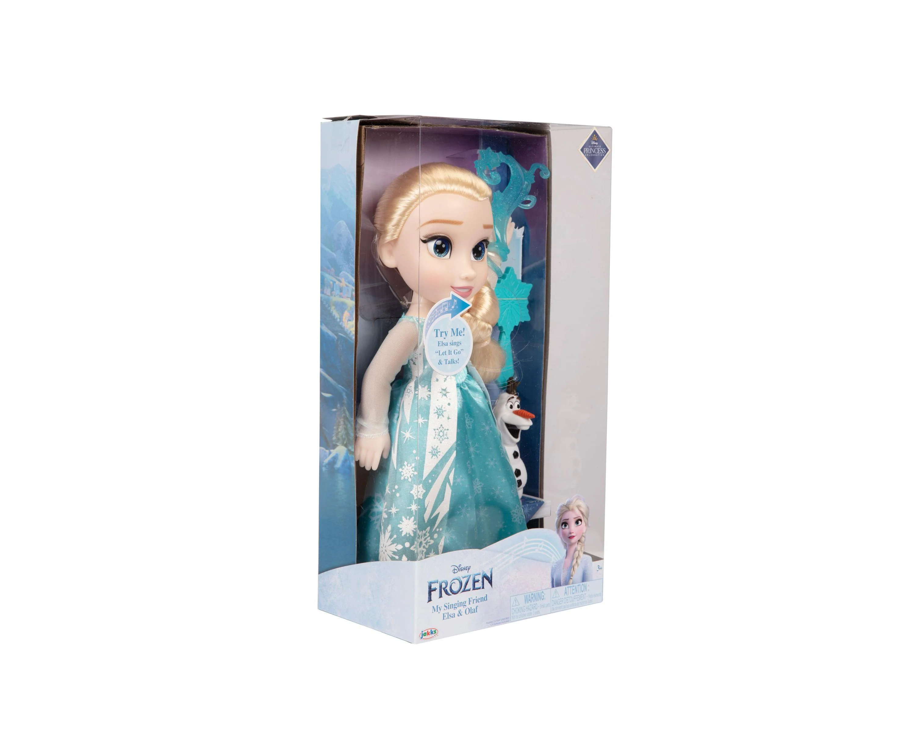 Disney Frozen Classic Elsa Doll with Iconic Blue Gown and Accessories - Image 2