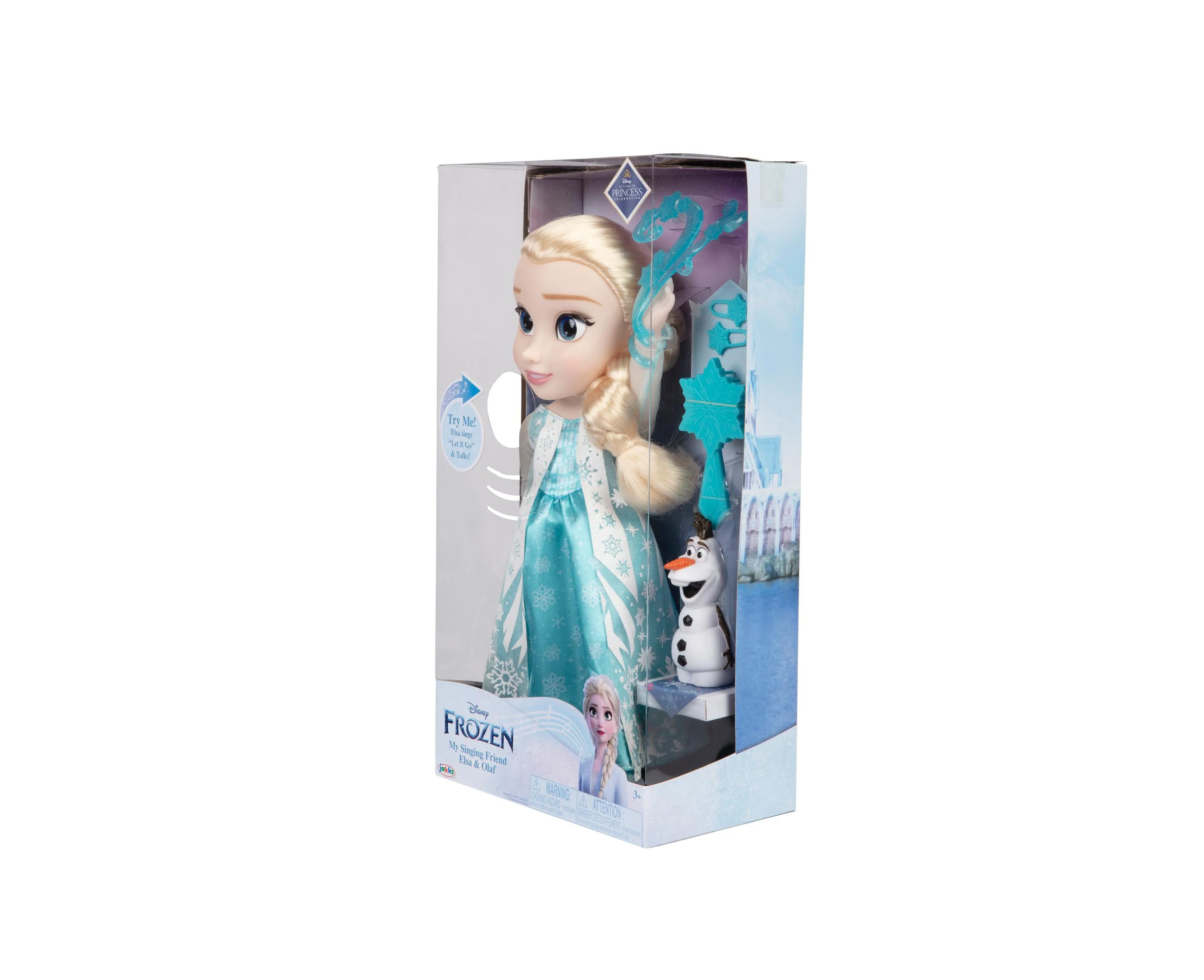 Disney Frozen Classic Elsa Doll with Iconic Blue Gown and Accessories - Image 3