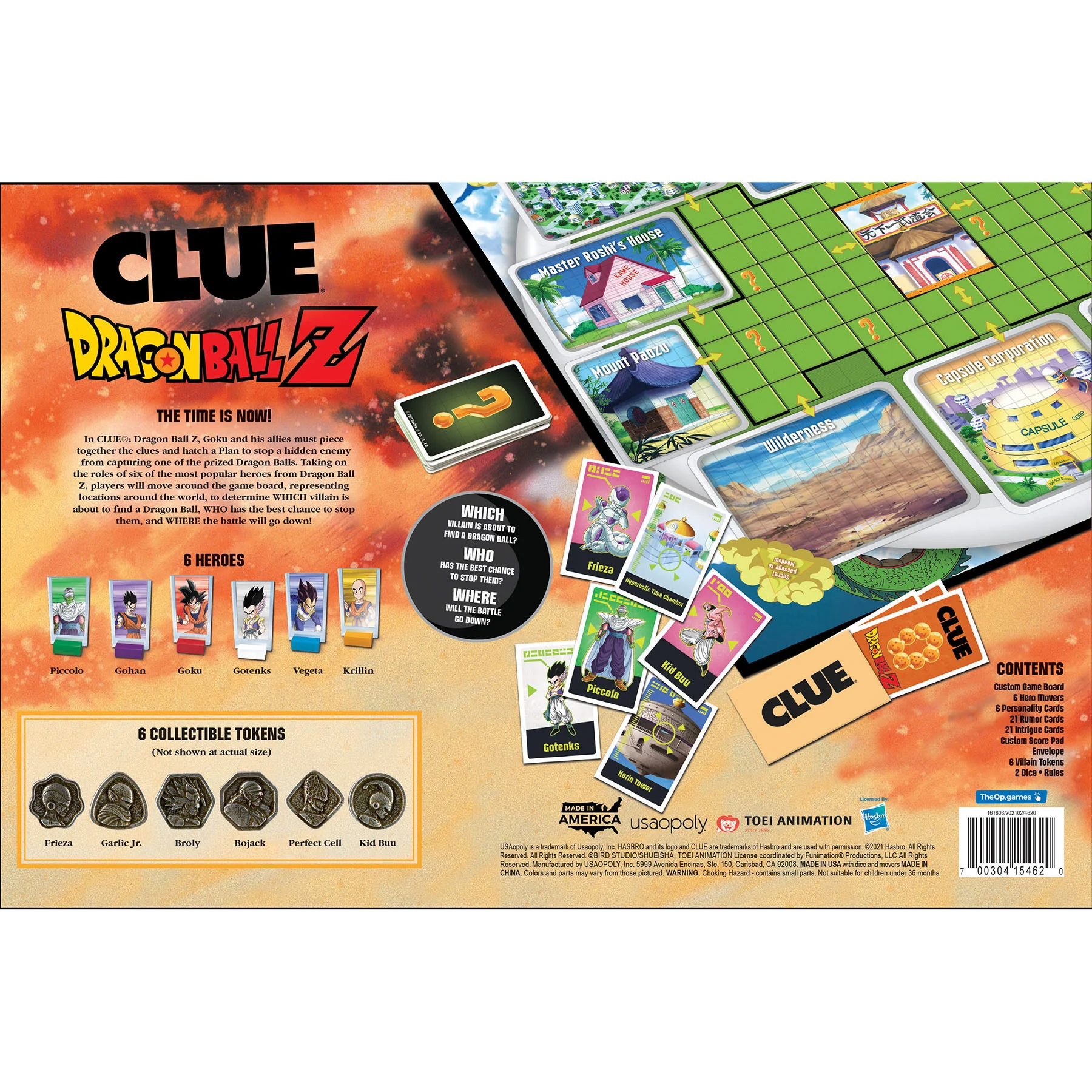 Dragon Ball Z CLUE Board Game - Image 4