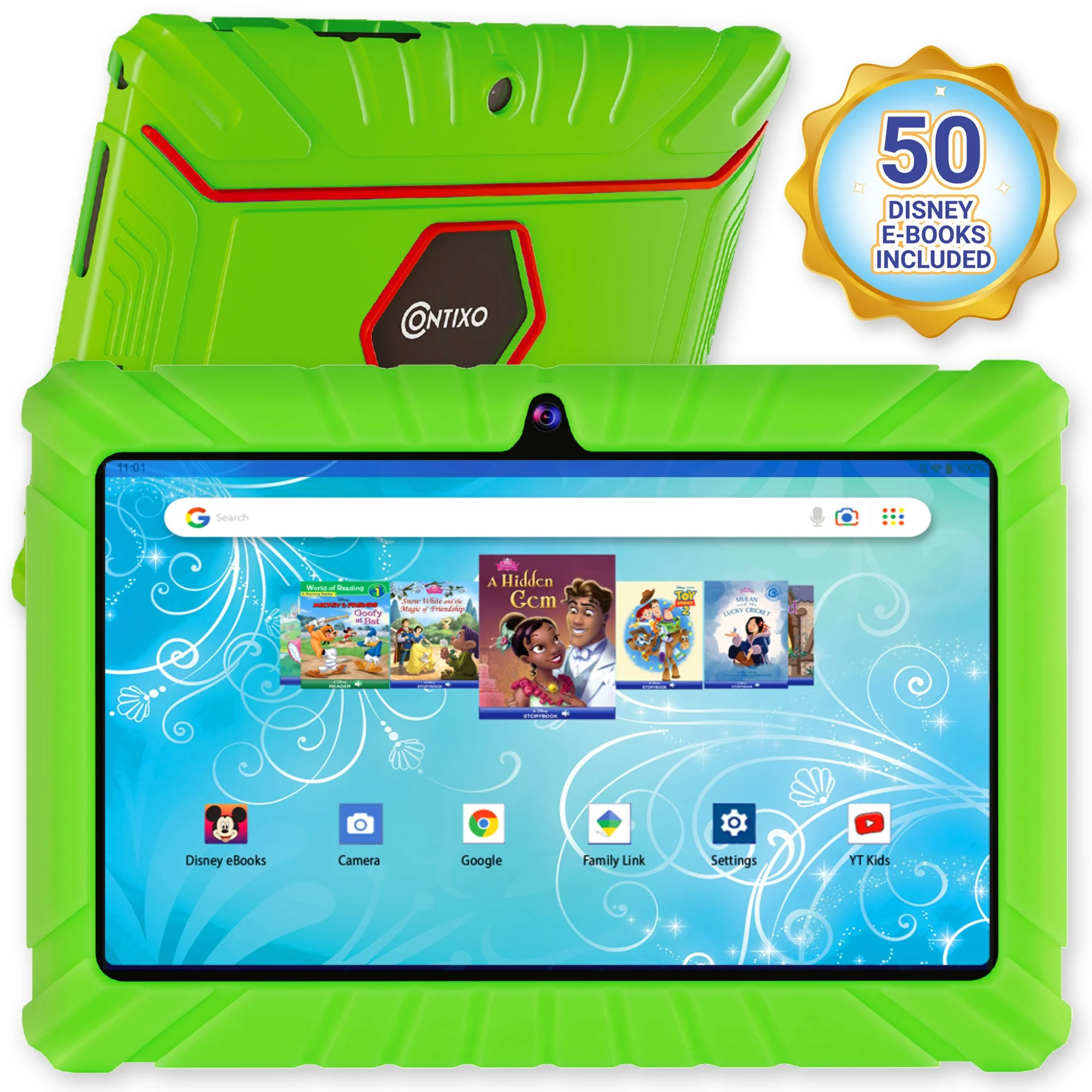 Contixo V8-2 32GB Kids Learning Tablet with Disney eBooks - Green