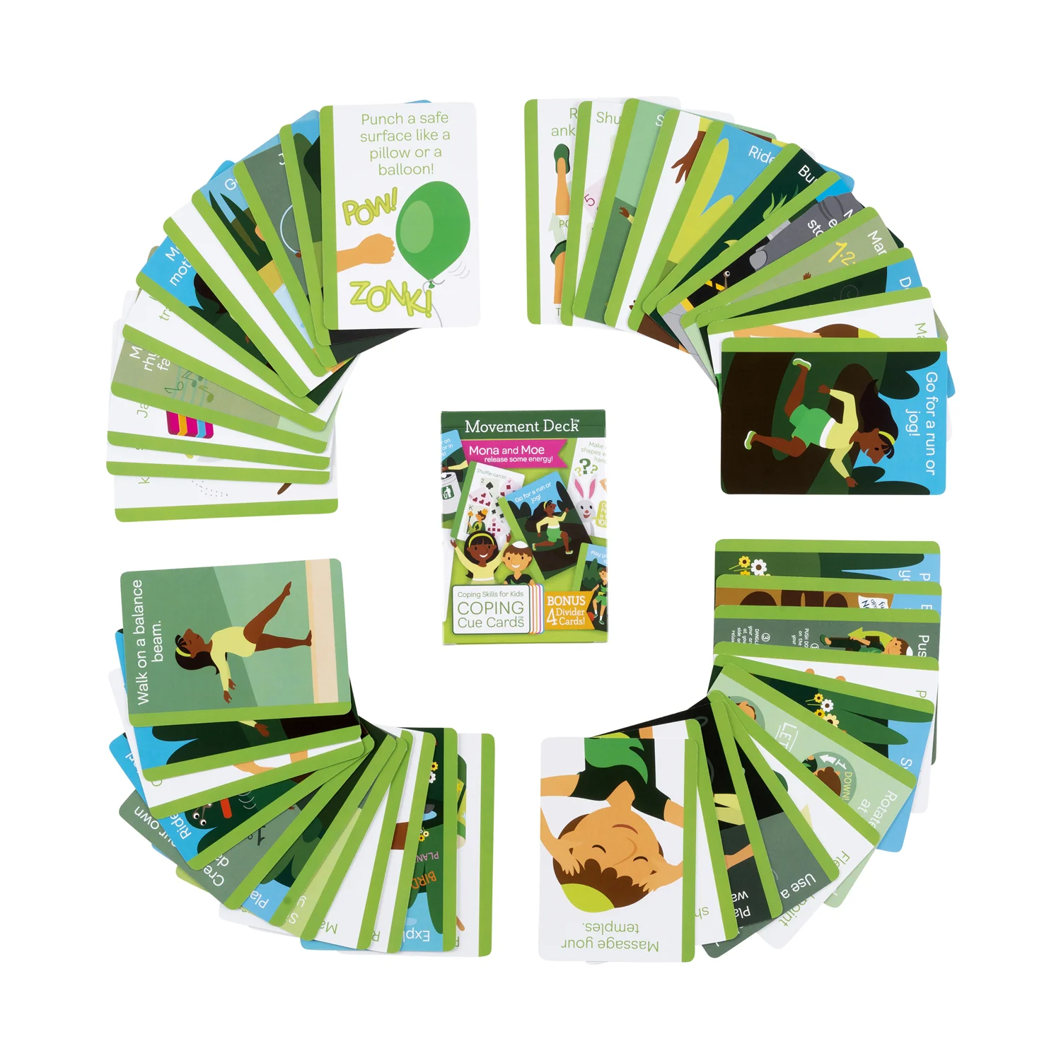 Coping Skills for Kids™ Coping Cue Cards™ Movement Deck - Image 2