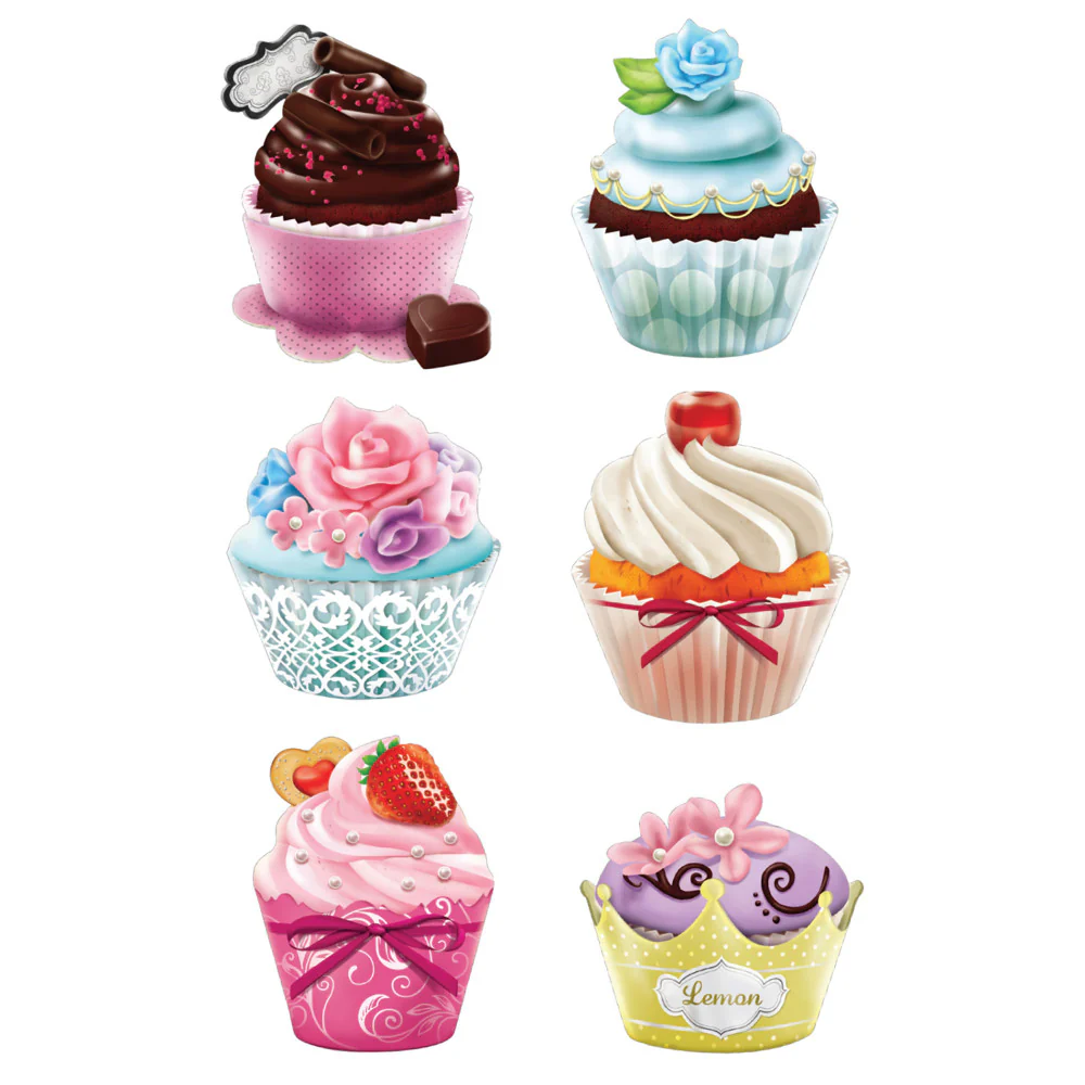 Cra-Z-Art Colorful Cupcakes 12-Pack Jigsaw Puzzle - 500 pc - Image 3