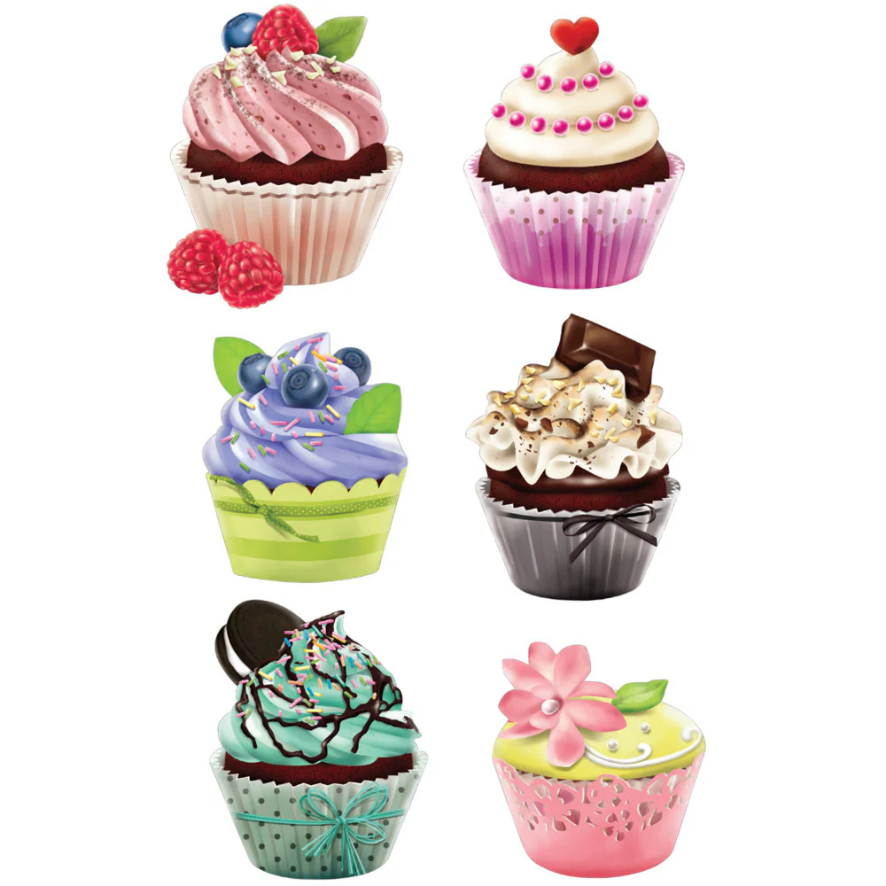 Cra-Z-Art Colorful Cupcakes 12-Pack Jigsaw Puzzle - 500 pc - Image 4