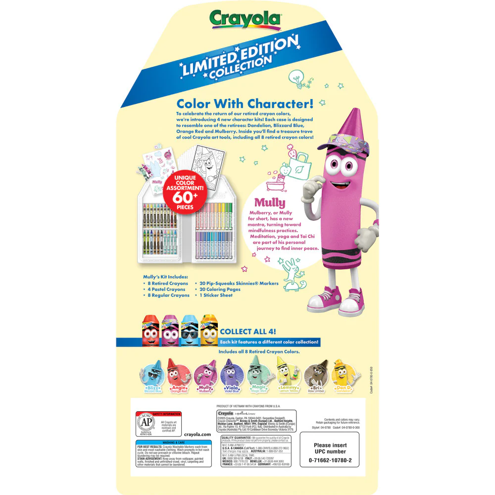 Crayola Mauve Edition Art Case - Collectible, with Crayons & Markers - Image 2