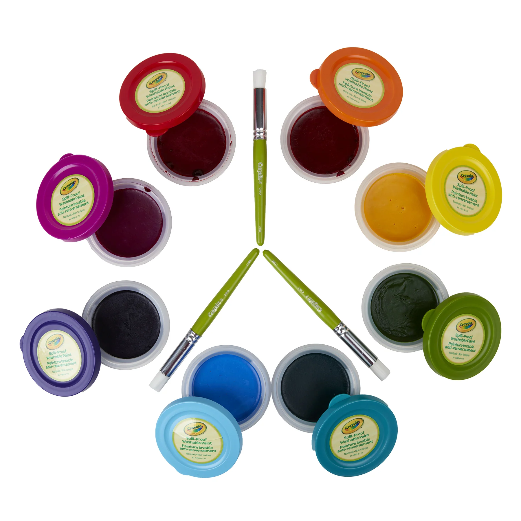 Crayola Spill-Proof Washable Paint Kit for Kids - Image 7