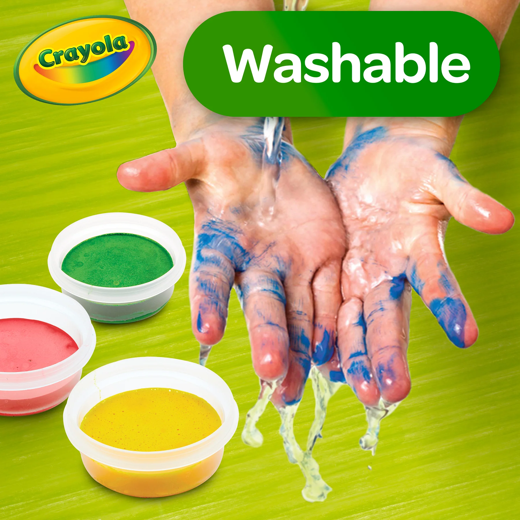 Crayola Spill-Proof Washable Paint Kit for Kids - Image 9