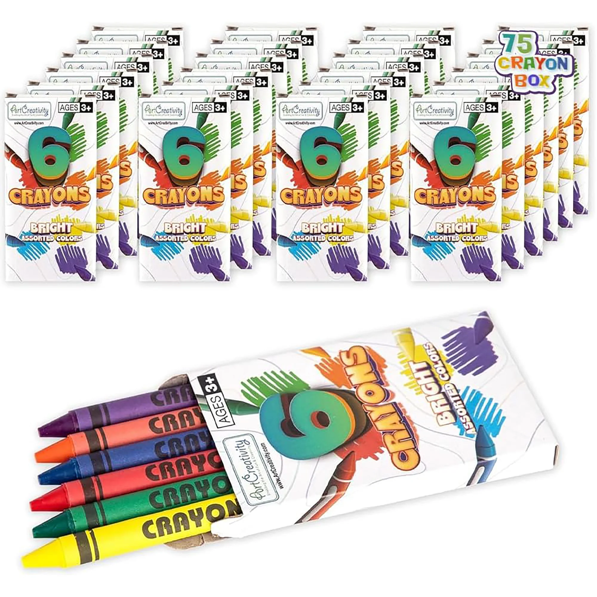 Craytastic! Color Carnival Crayon Bulk Set - 300 Piece Collection - Image 2