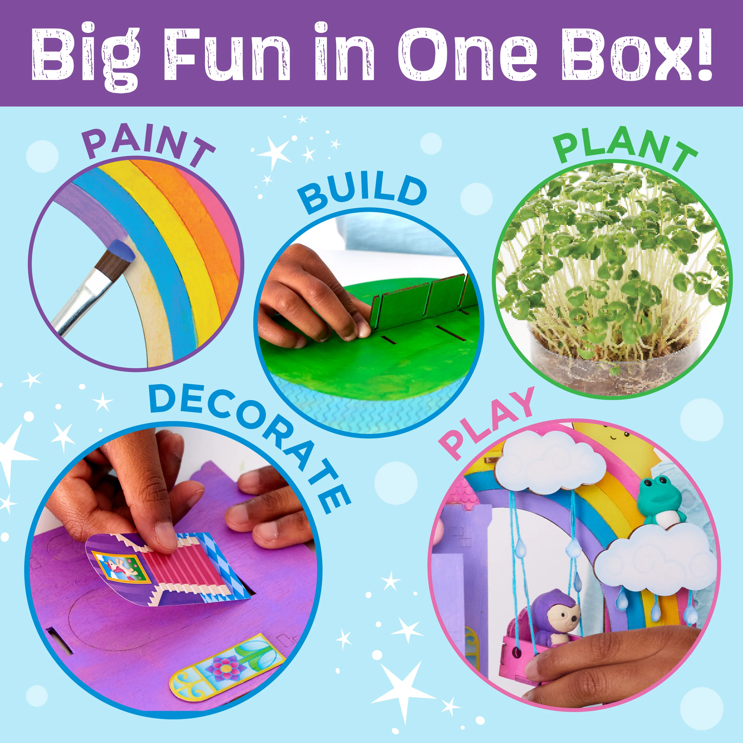 Creativity for Kids Build and Grow - Enchanted Unicorn Garden Castle - Image 2
