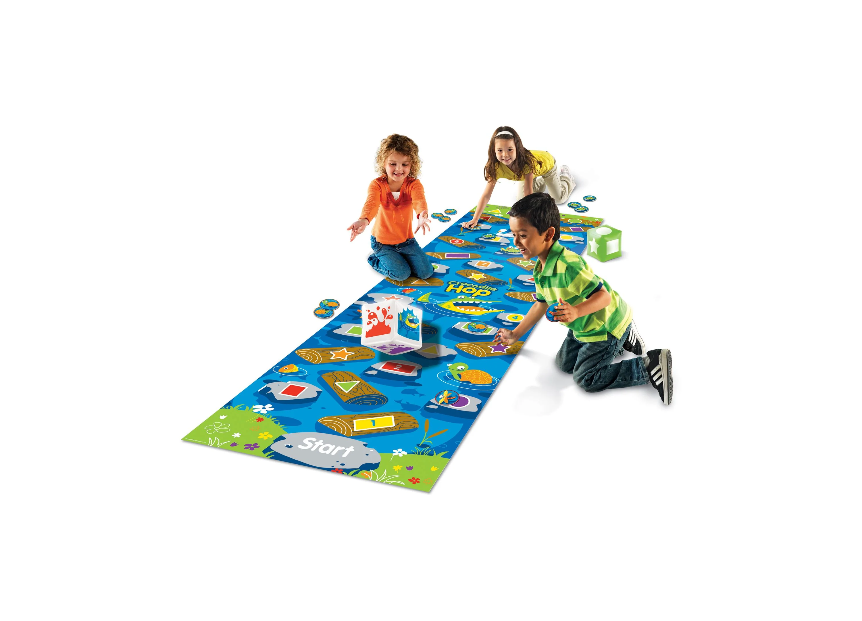 Learning Resources Crocodile Hop Floor Game - Interactive Learning Mat - Image 3