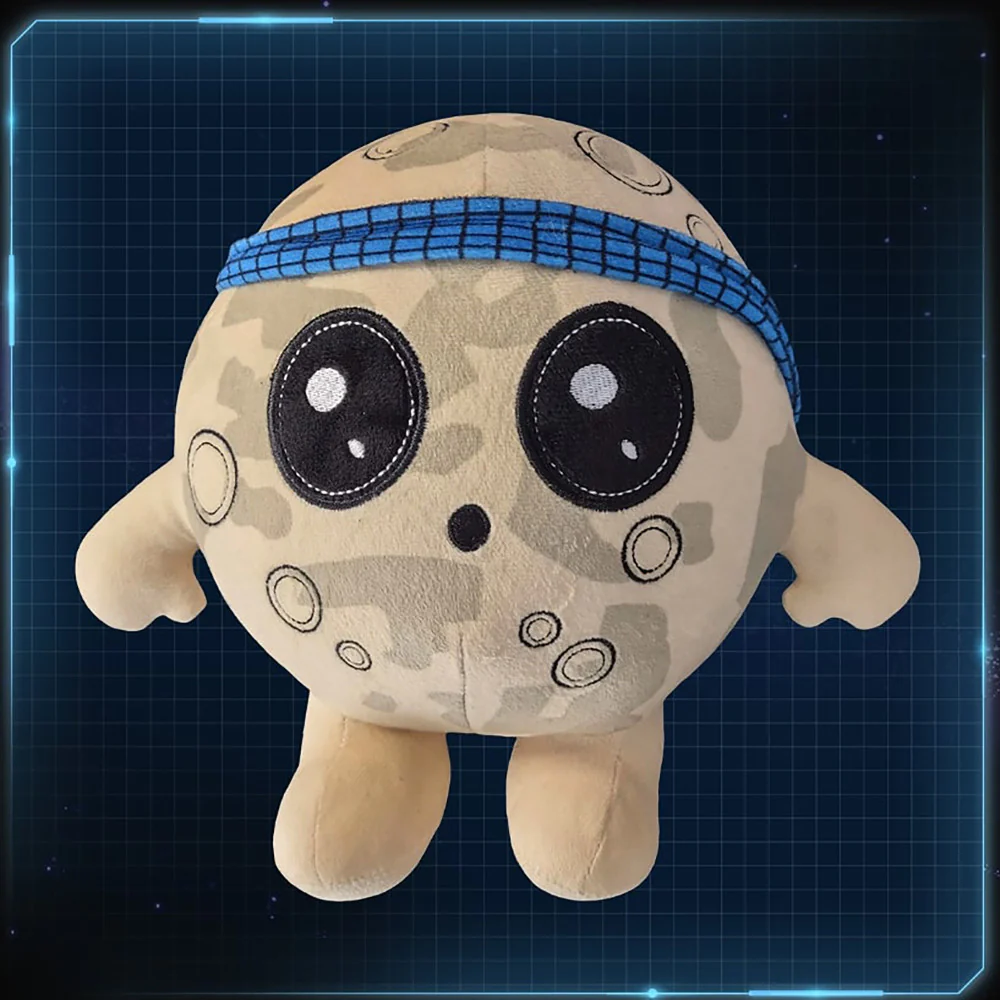 Dead Alive Games Lunar Rush 9 inch Moon Plushie - Moonie with Medium Firm Stuffing - Image 2