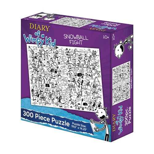 Diary of a Wimpy Kid Snowball Fight Jigsaw Puzzle - 300 pc - Image 3