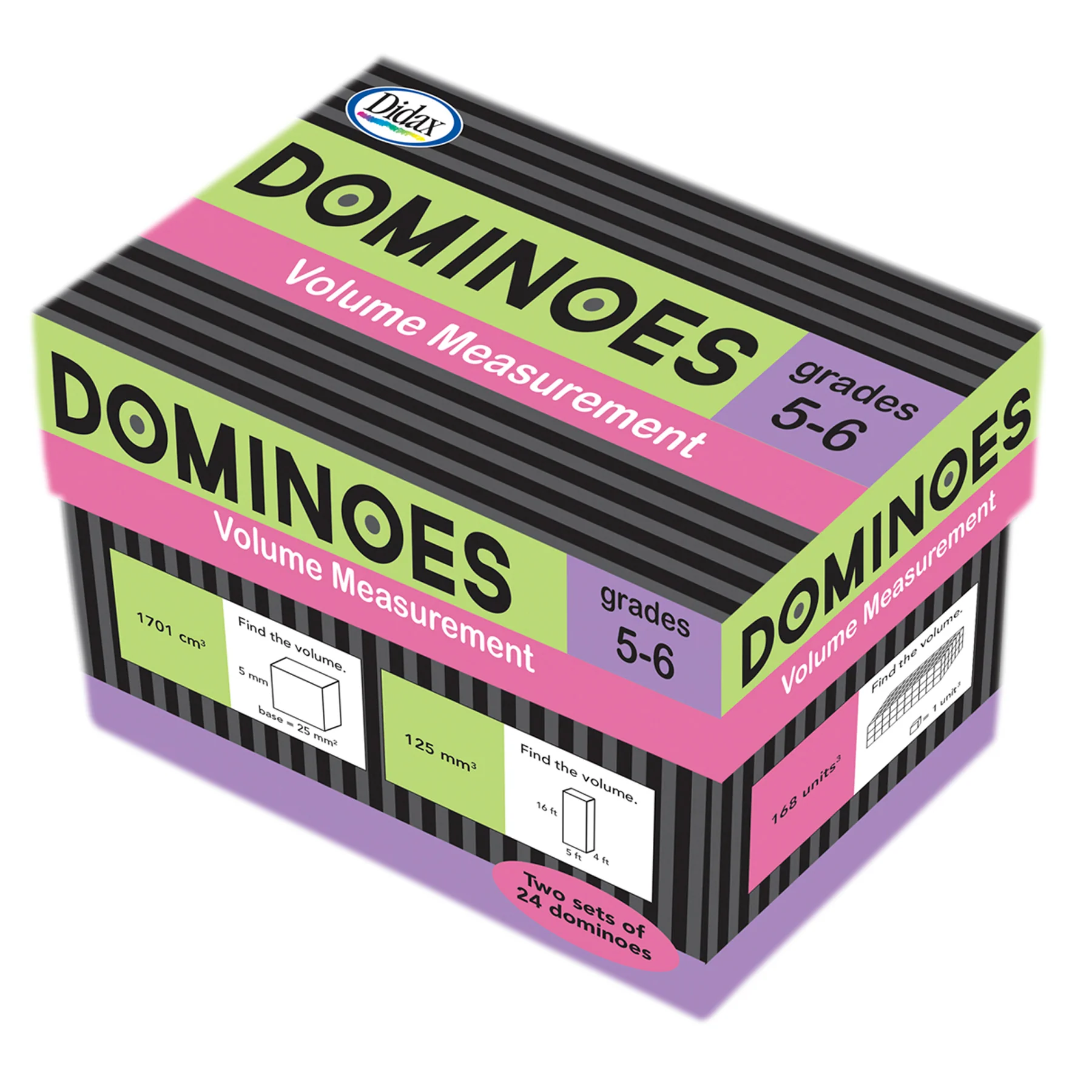 Didax® Volume Measurement Dominoes - Educational Math Game - Image 2