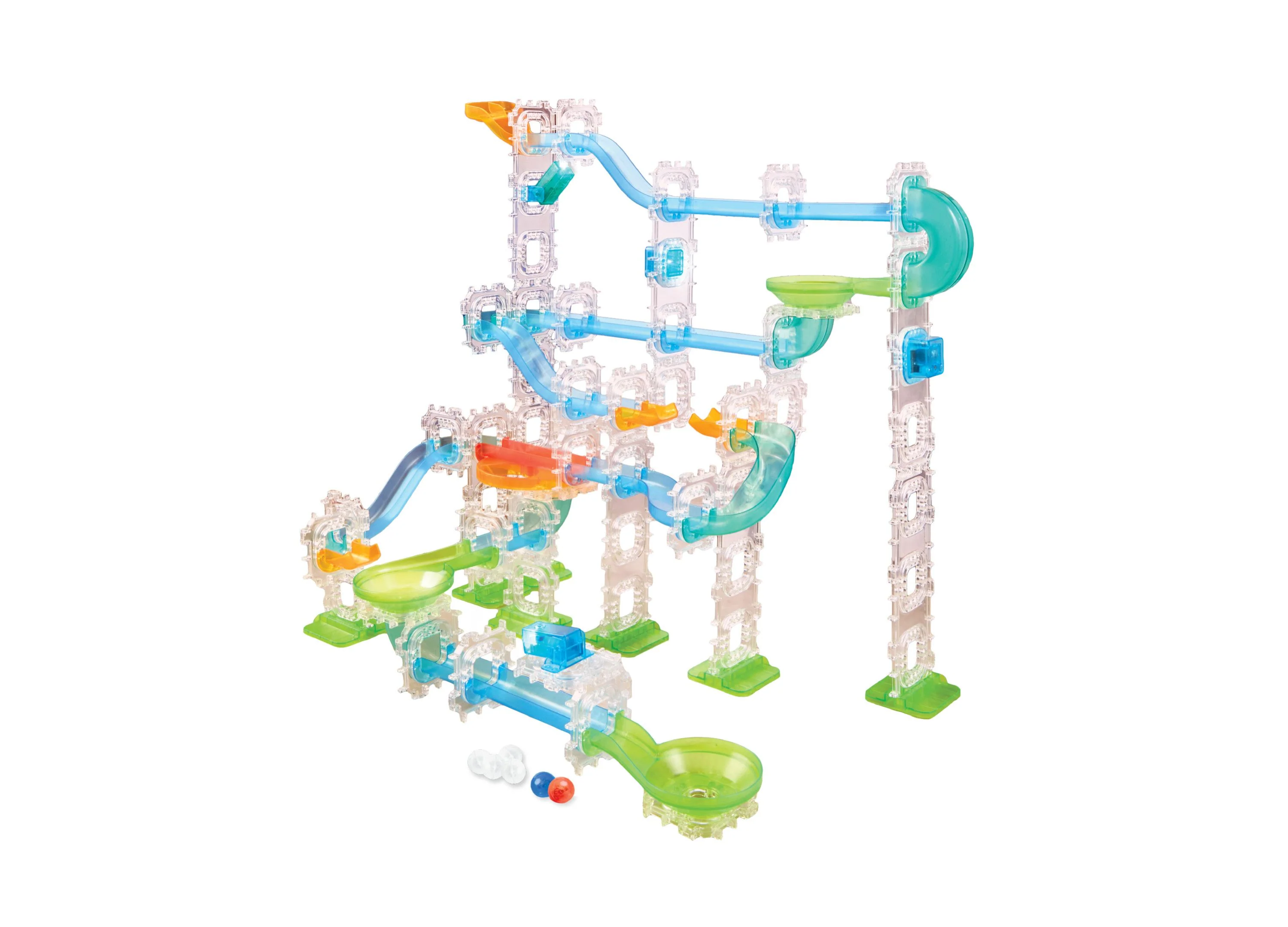 Discovery #MINDBLOWN Glow Roll Marble Run Light-Up Construction Set - Image 9