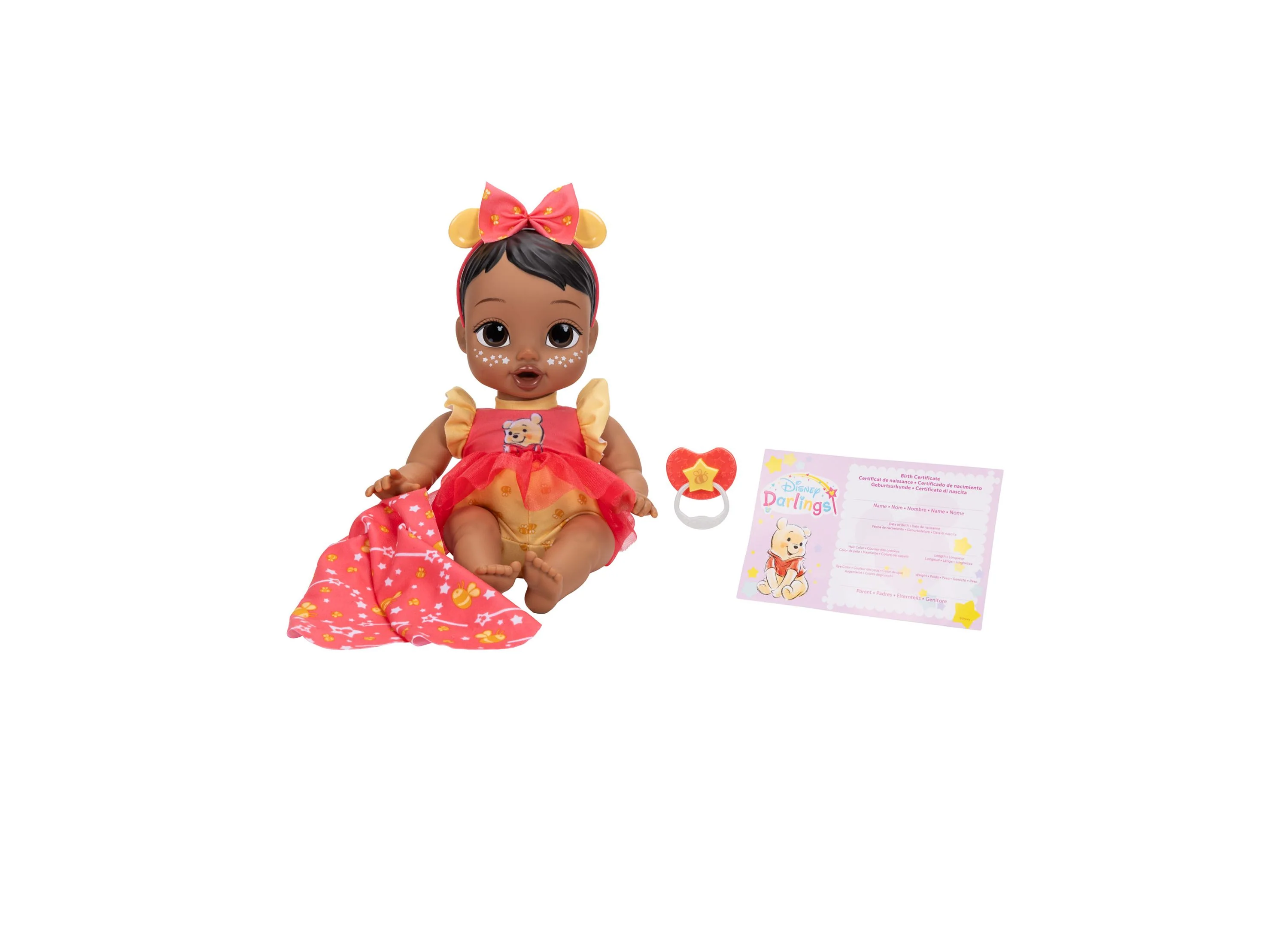 Disney Darlings Snuggly Stars Pooh 11-Inch Baby Doll With Lights And Sounds - Image 2