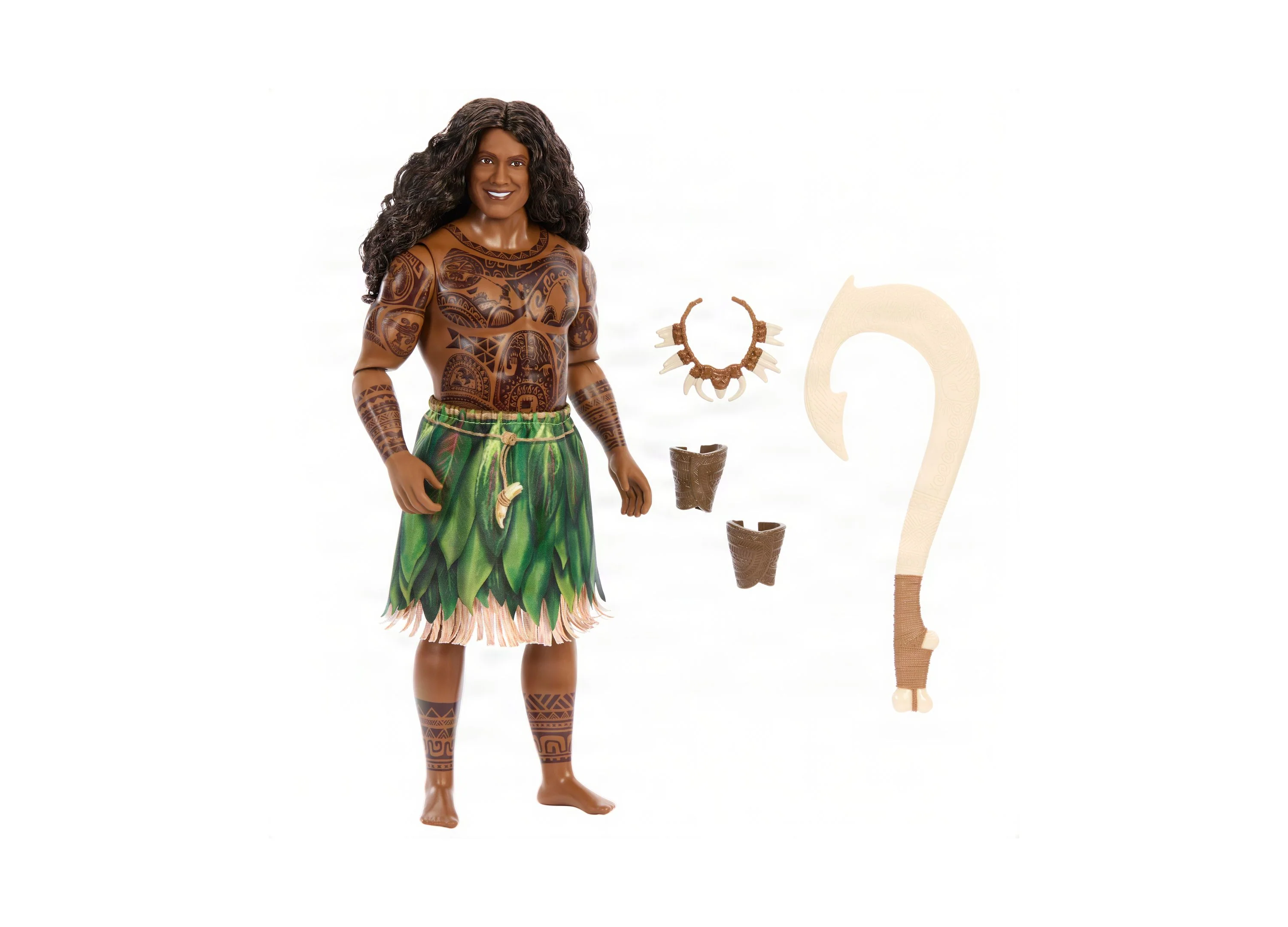 Disney Princess Maui Fashion Doll Set, Live-Action Movie Inspired, Removable Outfits with 4 Accessories - Image 5