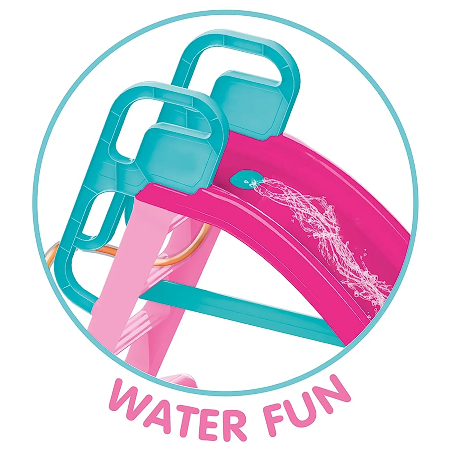 Dolu Magical Unicorn Pink & Blue Water Slide - Ages 3+ - Image 2