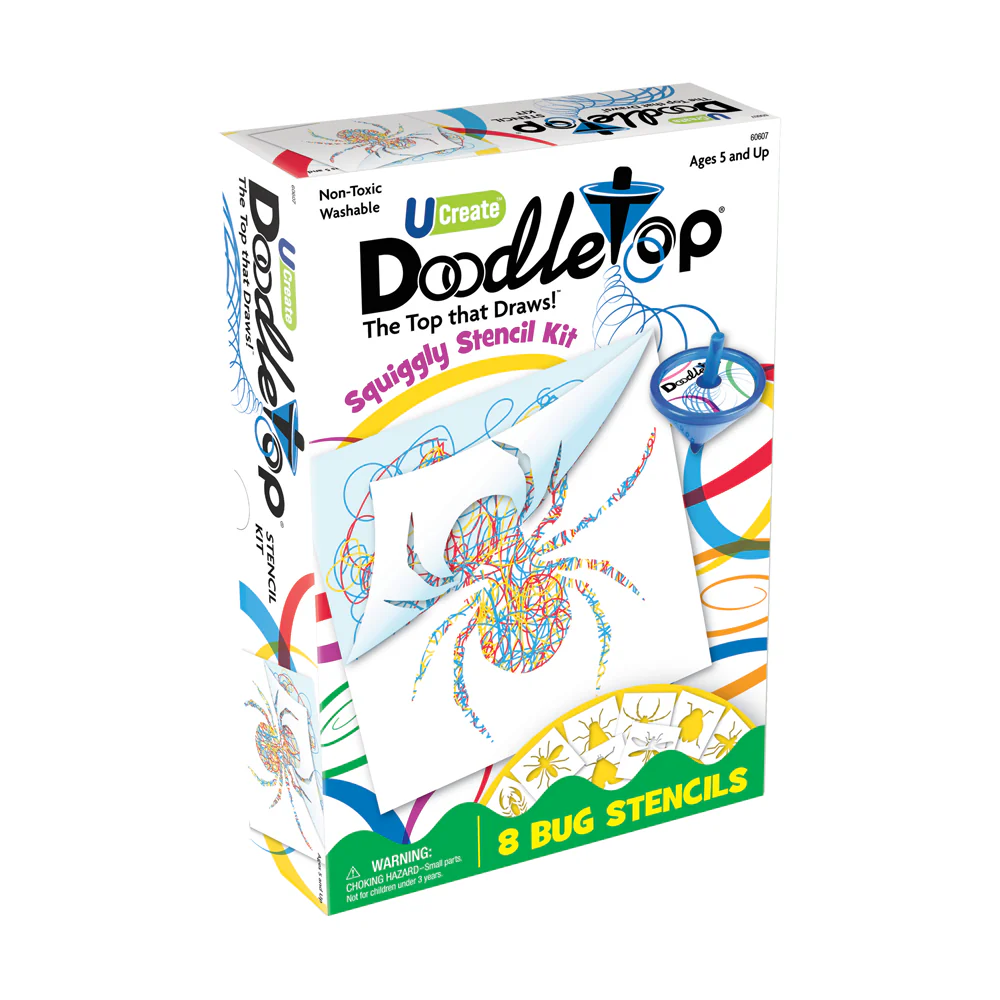 U-Create Doodletop Bugs Theme Stencil Art Kit