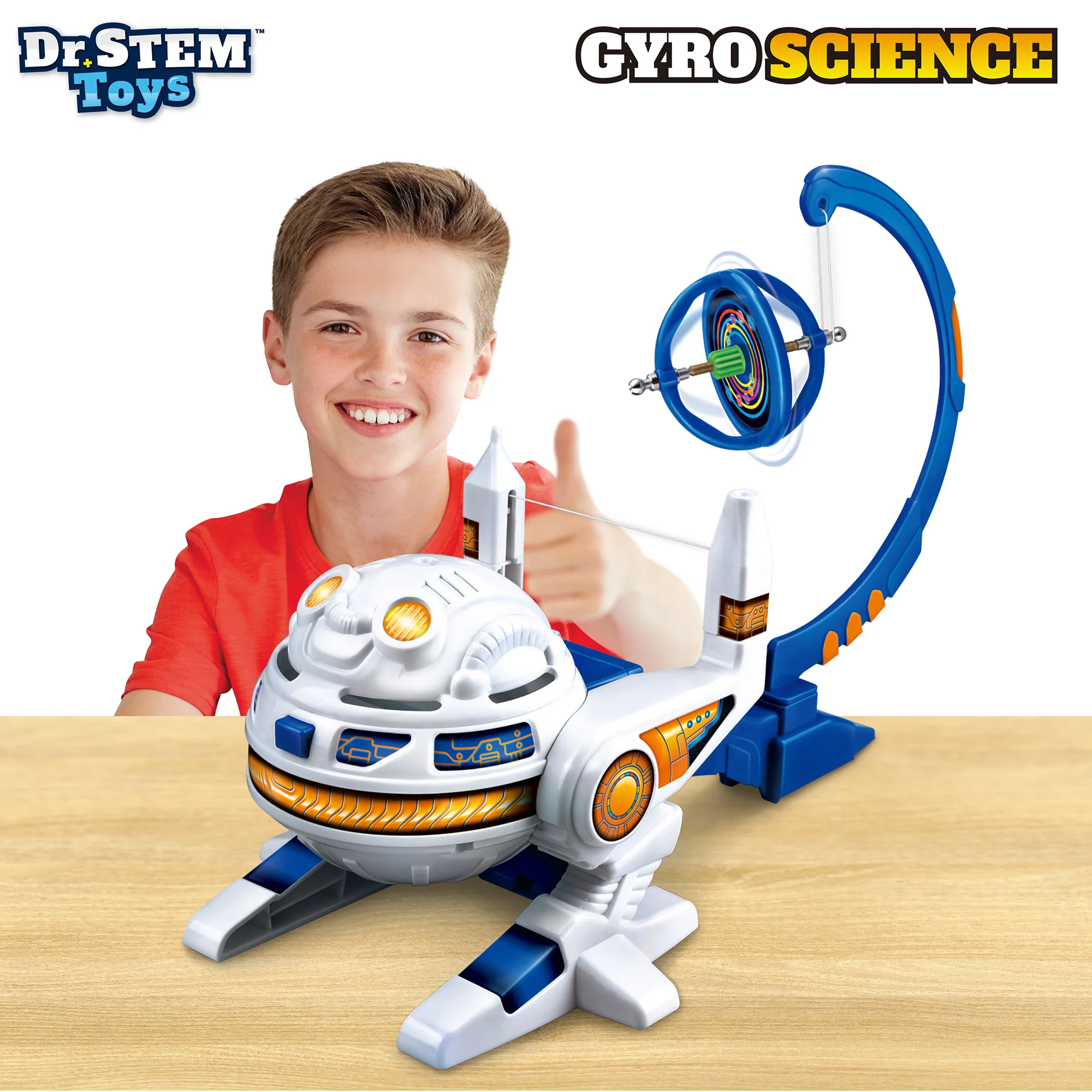 Dr. STEM Gyro Science 40-Piece Kit - Gyroscope Stunts & Auto Spin for Kids 8+ - Image 4