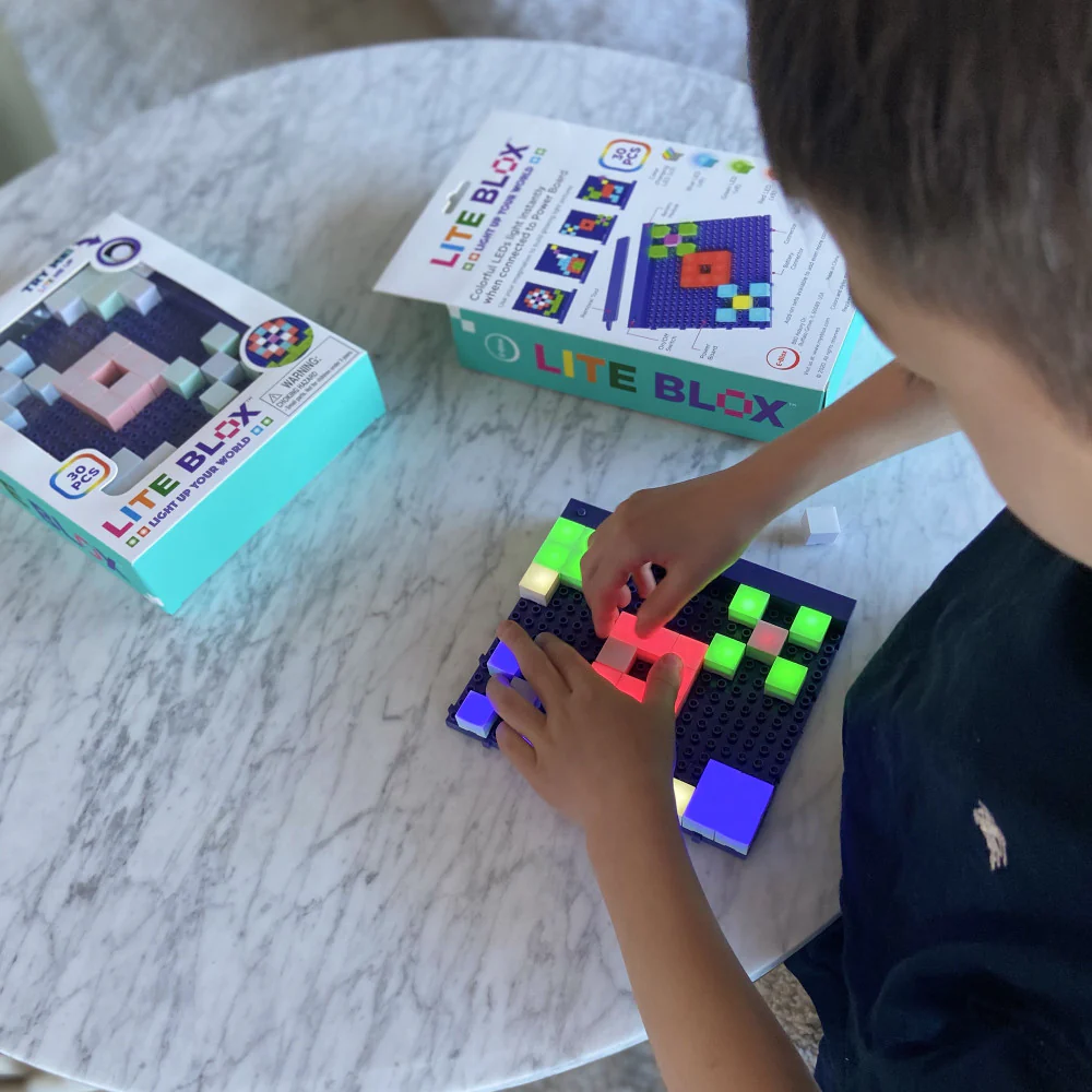 E-Blox Lite Blox - Build Your Own Light-Up Mosaics, 30pcs - Image 7