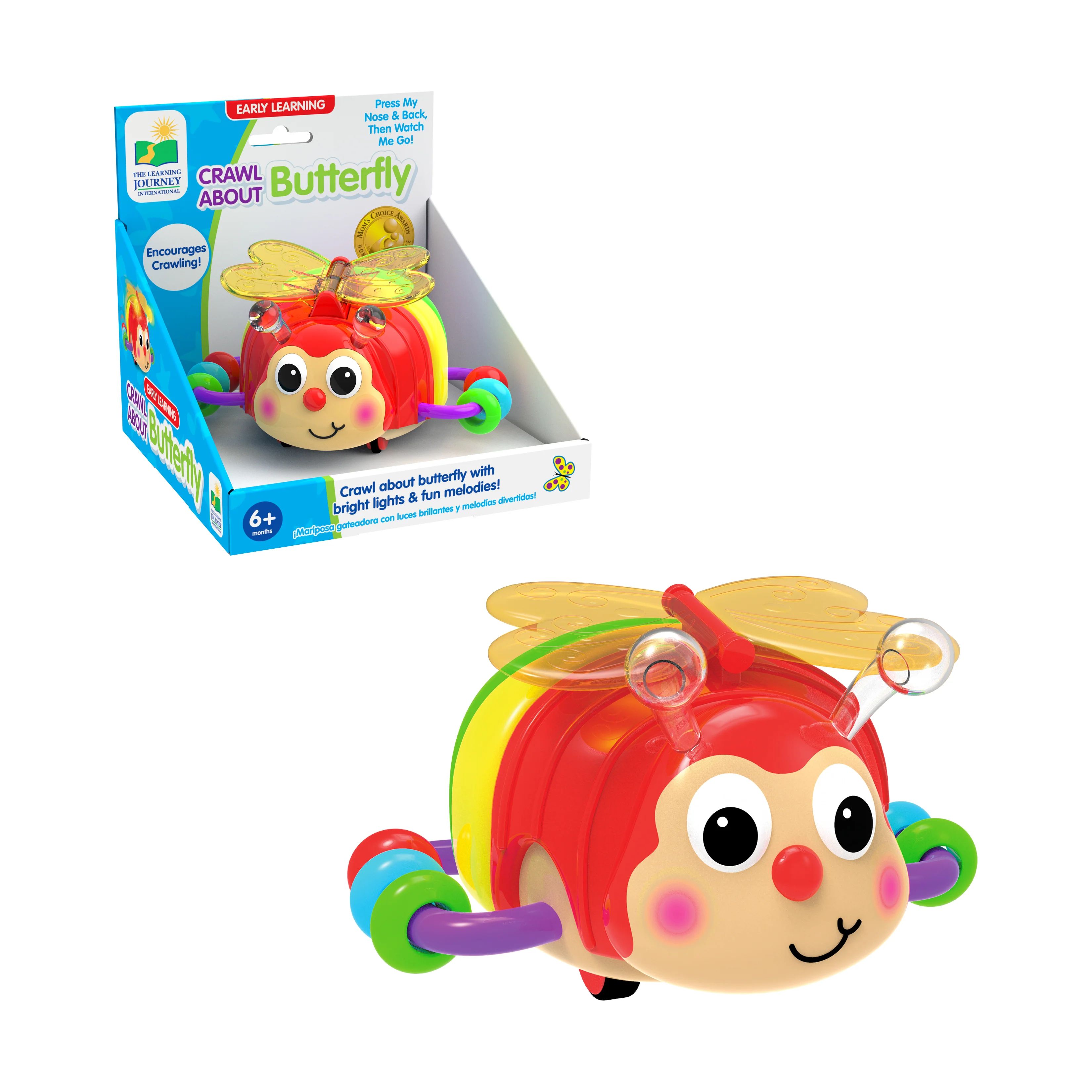 Early Learning Crawl-About Butterfly – Interactive Infant Toy - Image 3