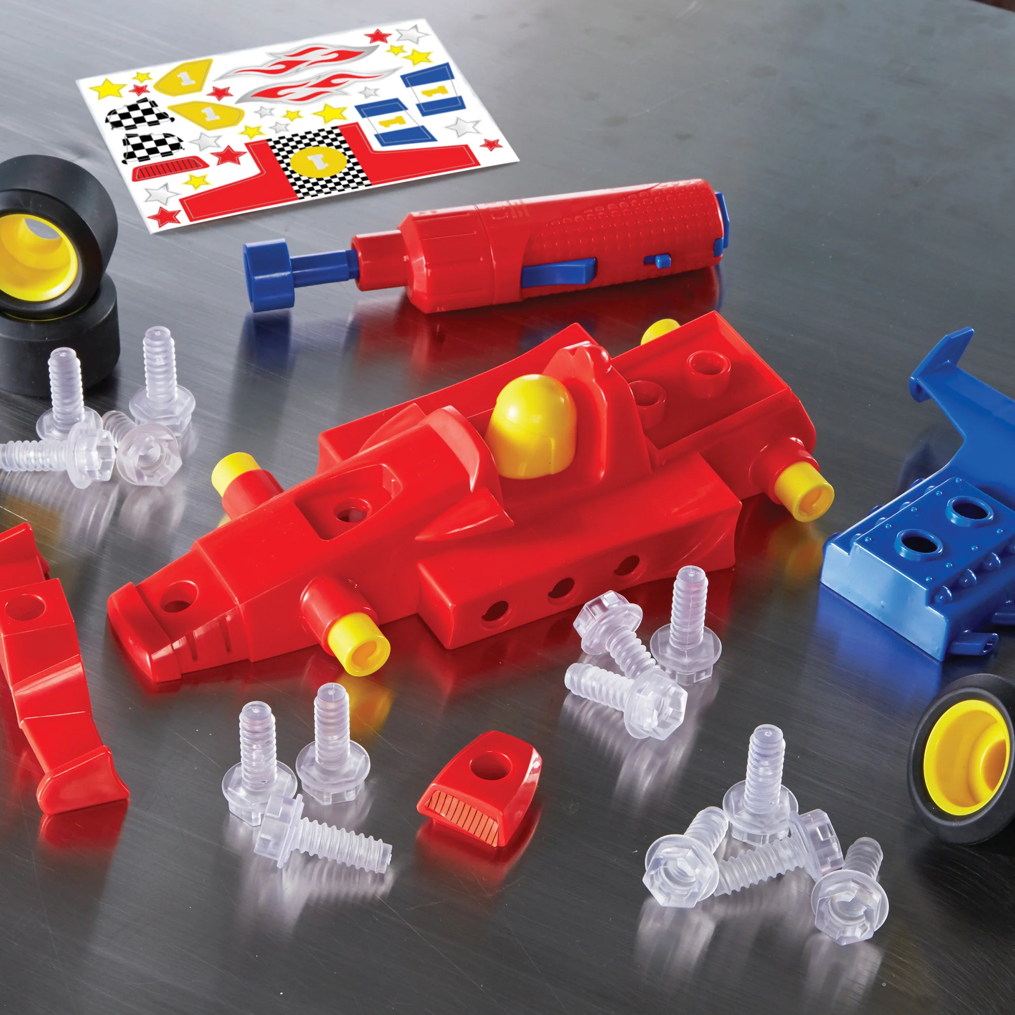 Educational Insights Design & Drill Power Play Vehicles - Race Car - Image 2