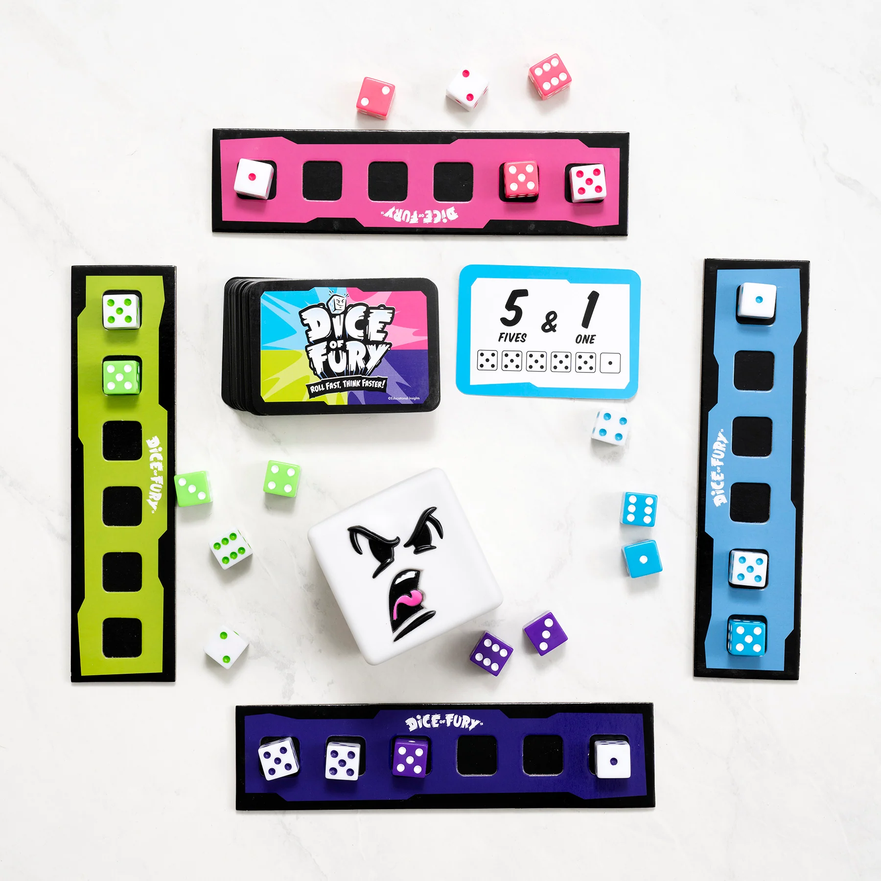 Educational Insights Dice of Fury Fast-Paced Dice Game - Image 4