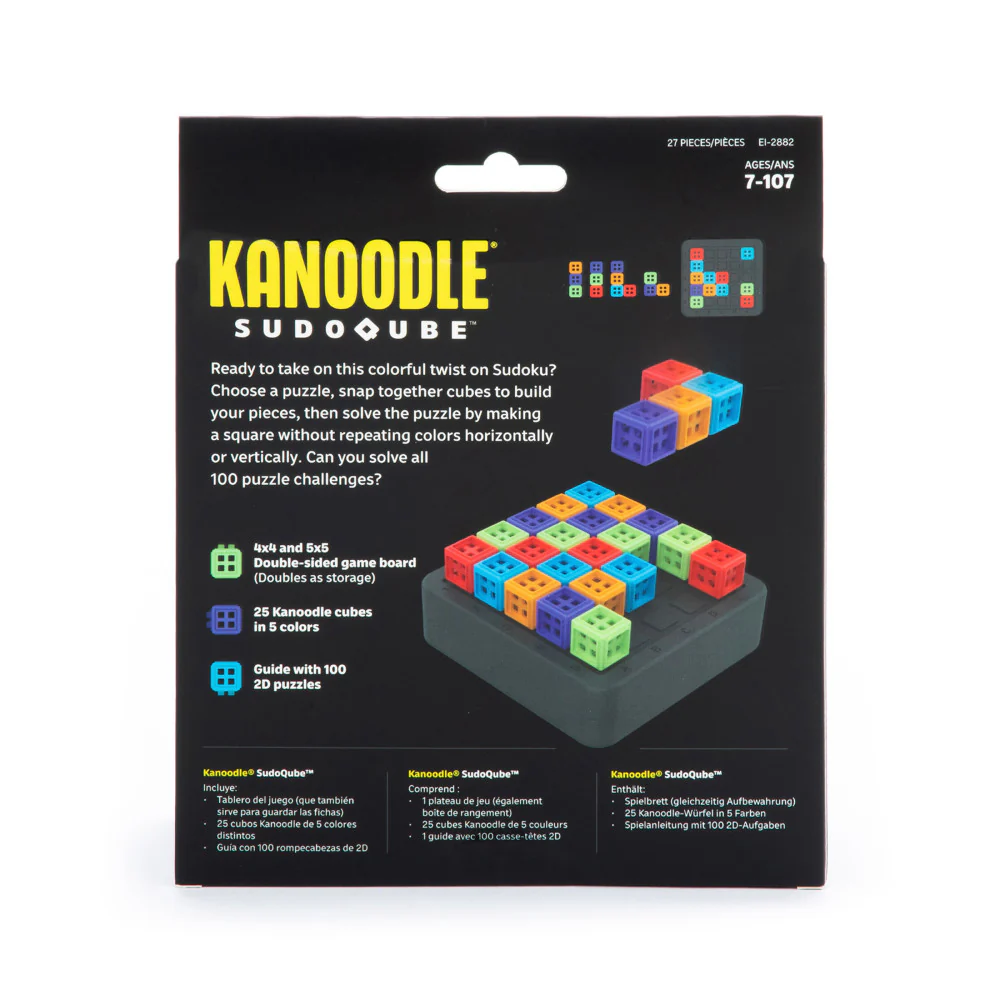 Educational Insights Kanoodle SudoQube Colorful Brainteaser Puzzle - 100 pc - Image 3