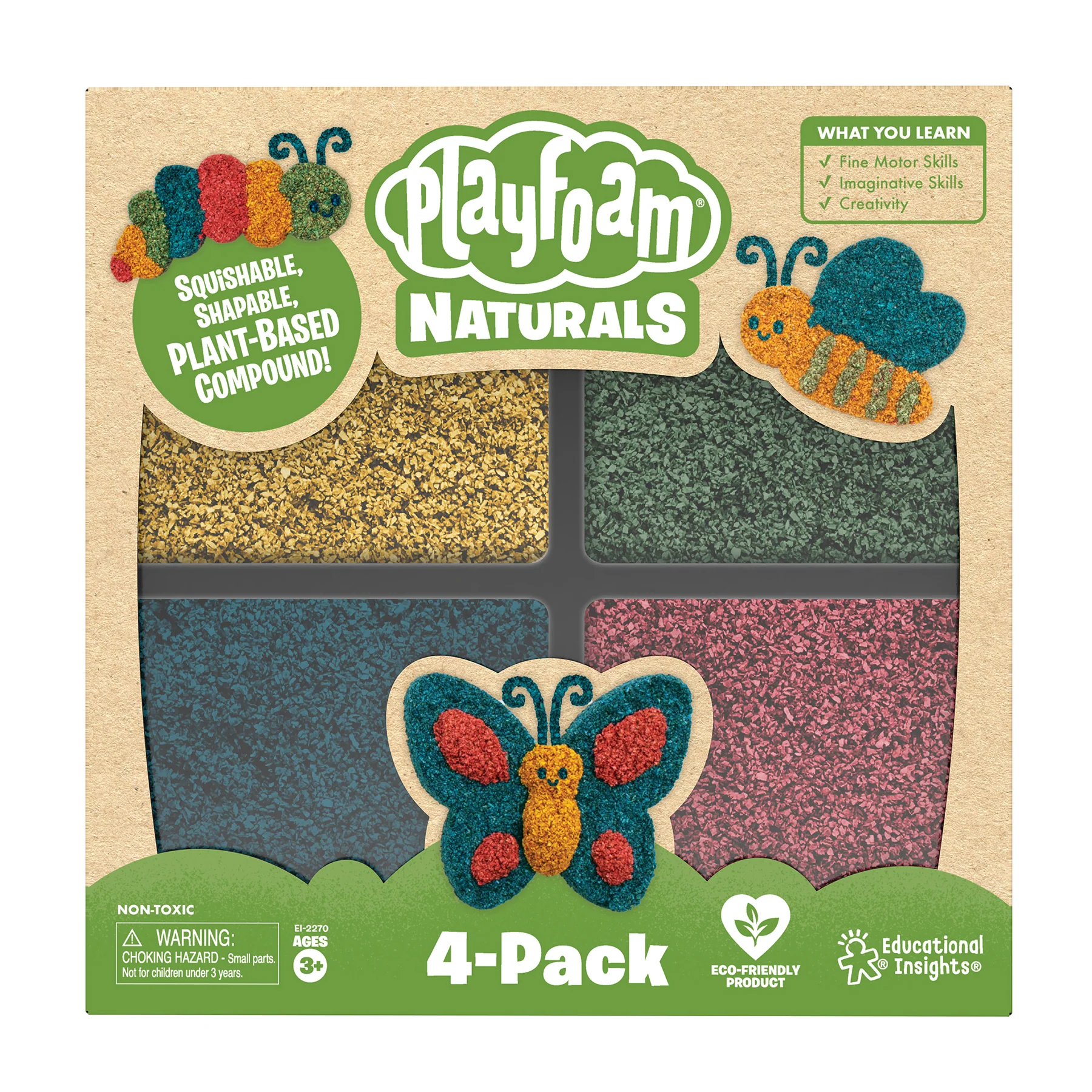 Educational Insights Playfoam® Naturals 4-Pack - Image 3