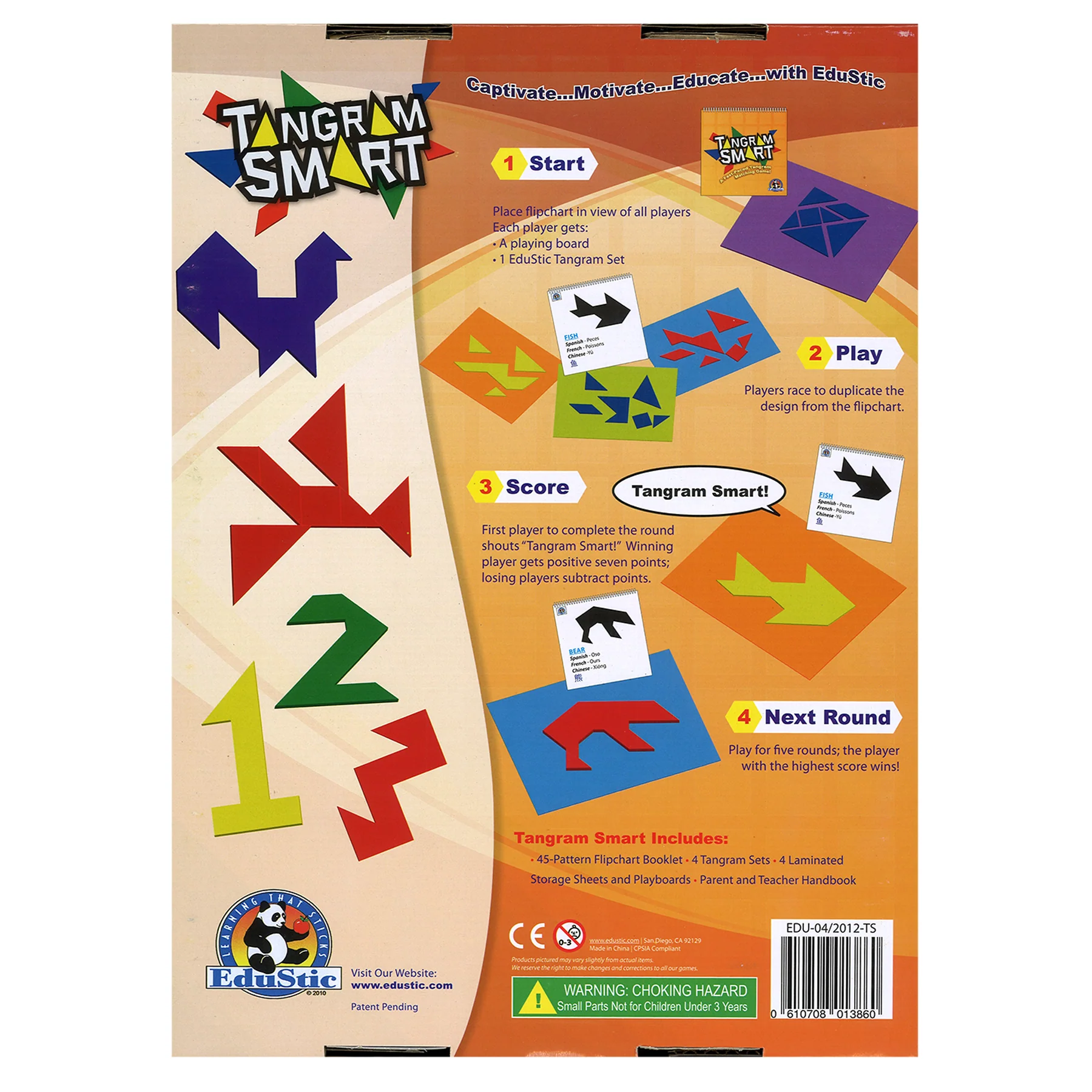 EduStic Tangram Smart Game - Colorful Shape-Matching Challenge - Image 2