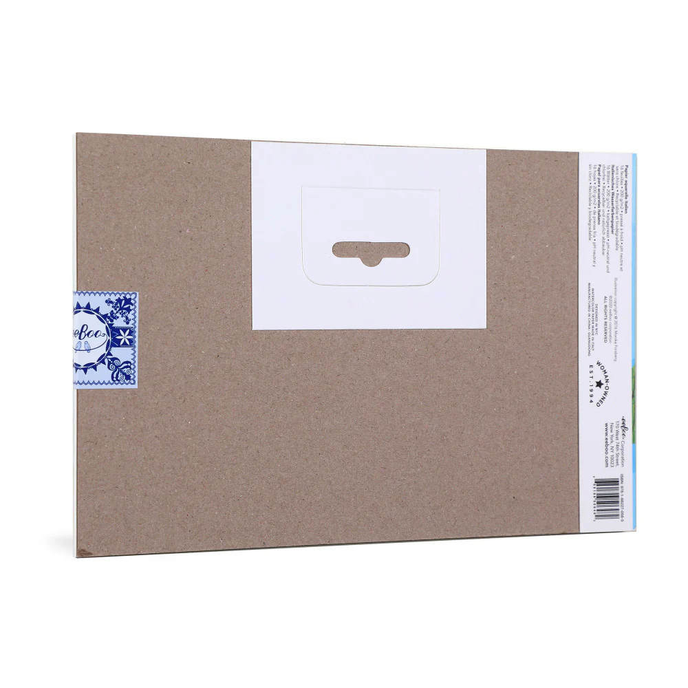 eeBoo Dinosaur Series Watercolor Pad - 16 Sheets, 85 lb Paper - Image 2