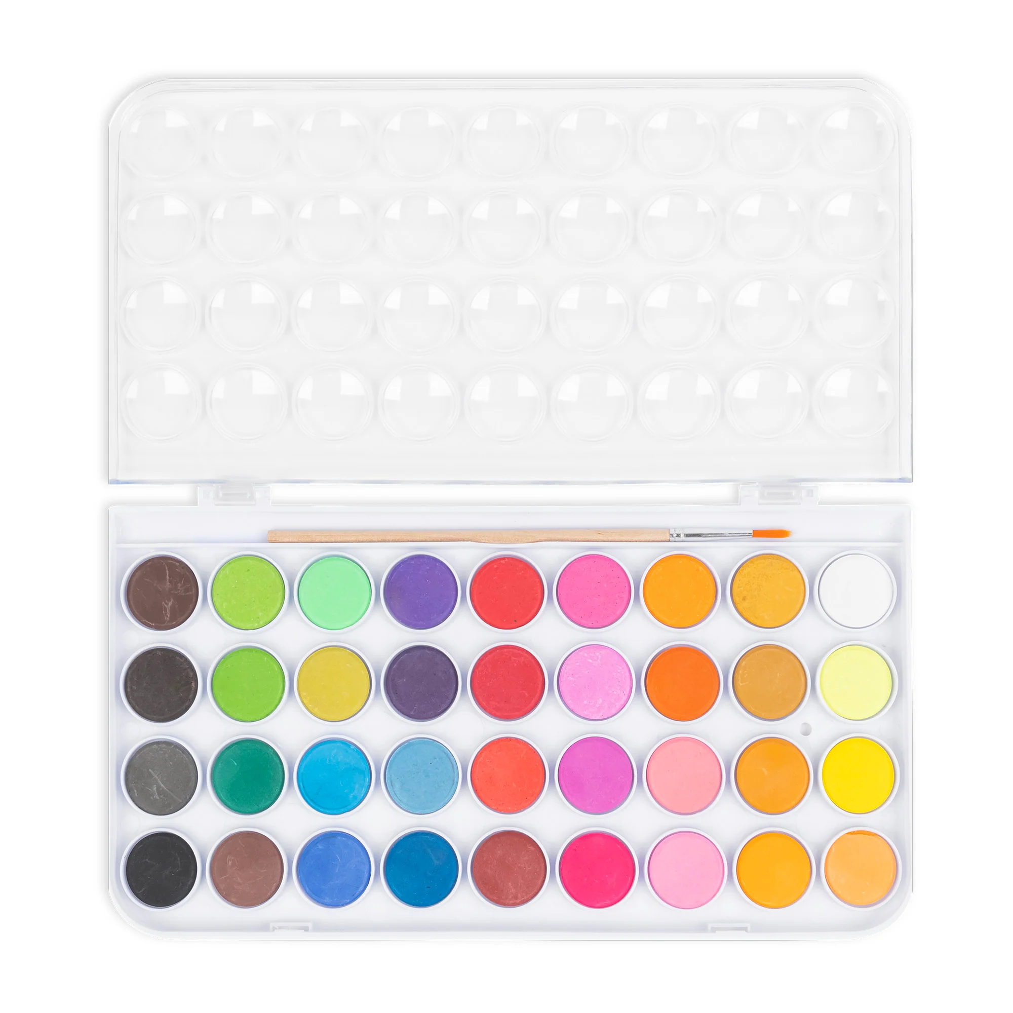 Brea Reese Essential Watercolor Paint Set - 36 Colors With Brush - Image 2