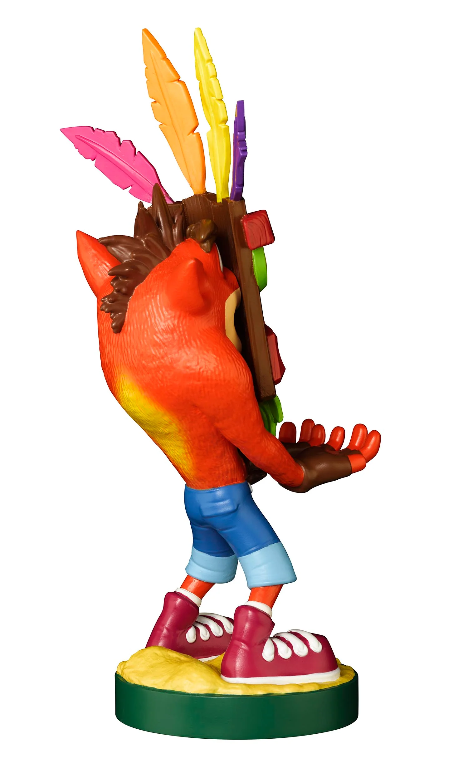 Exquisite Gaming Crash Bandicoot: Aku Aku Phone and Controller Stand - Image 3